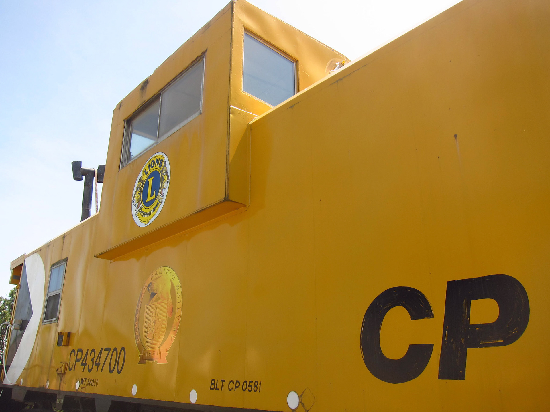 A retired CP caboose in Havelock along highway 7