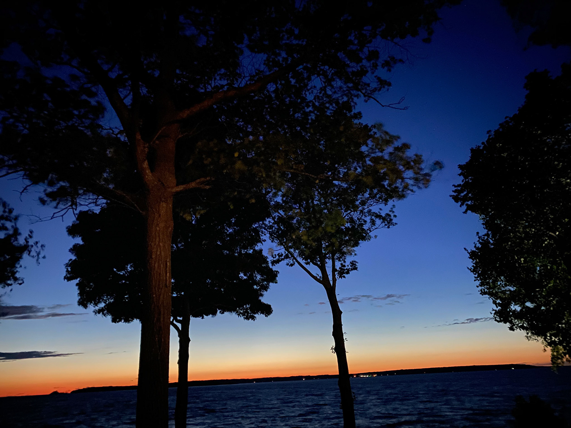 Arrived at the cottage at dusk - July 28-2022
