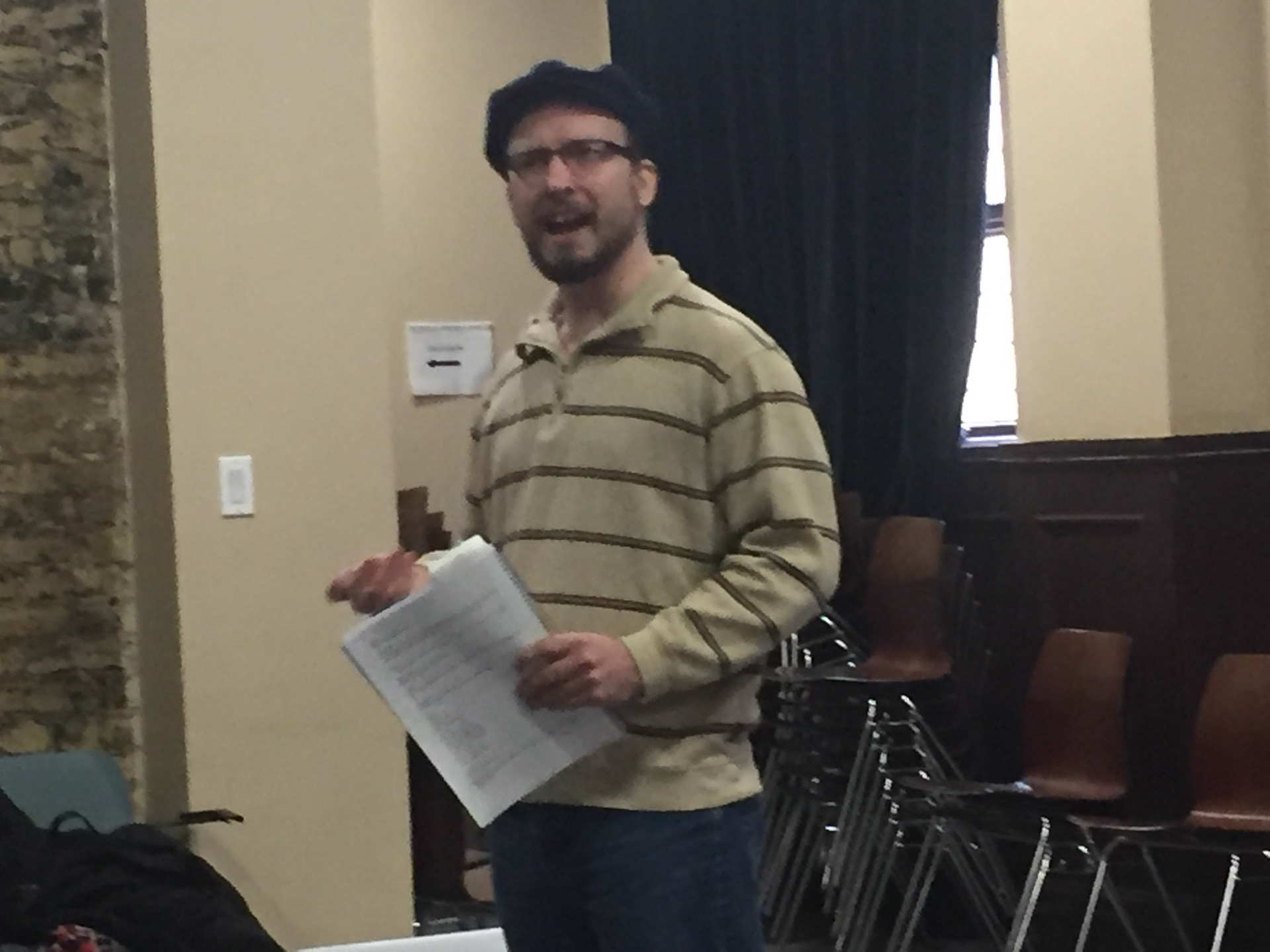 Twelfth Night Rehearsal - March 27, 2017