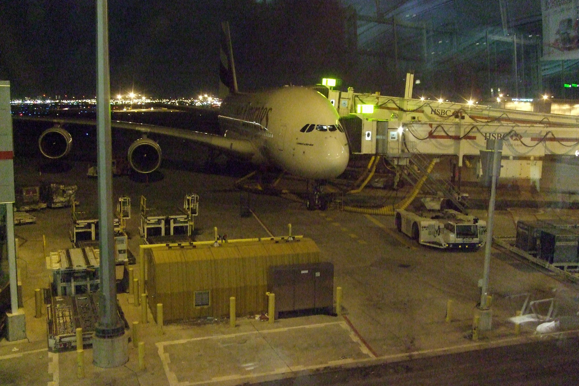 Paula got to fly on the brand-new immensely huge Emerites Airbus A380