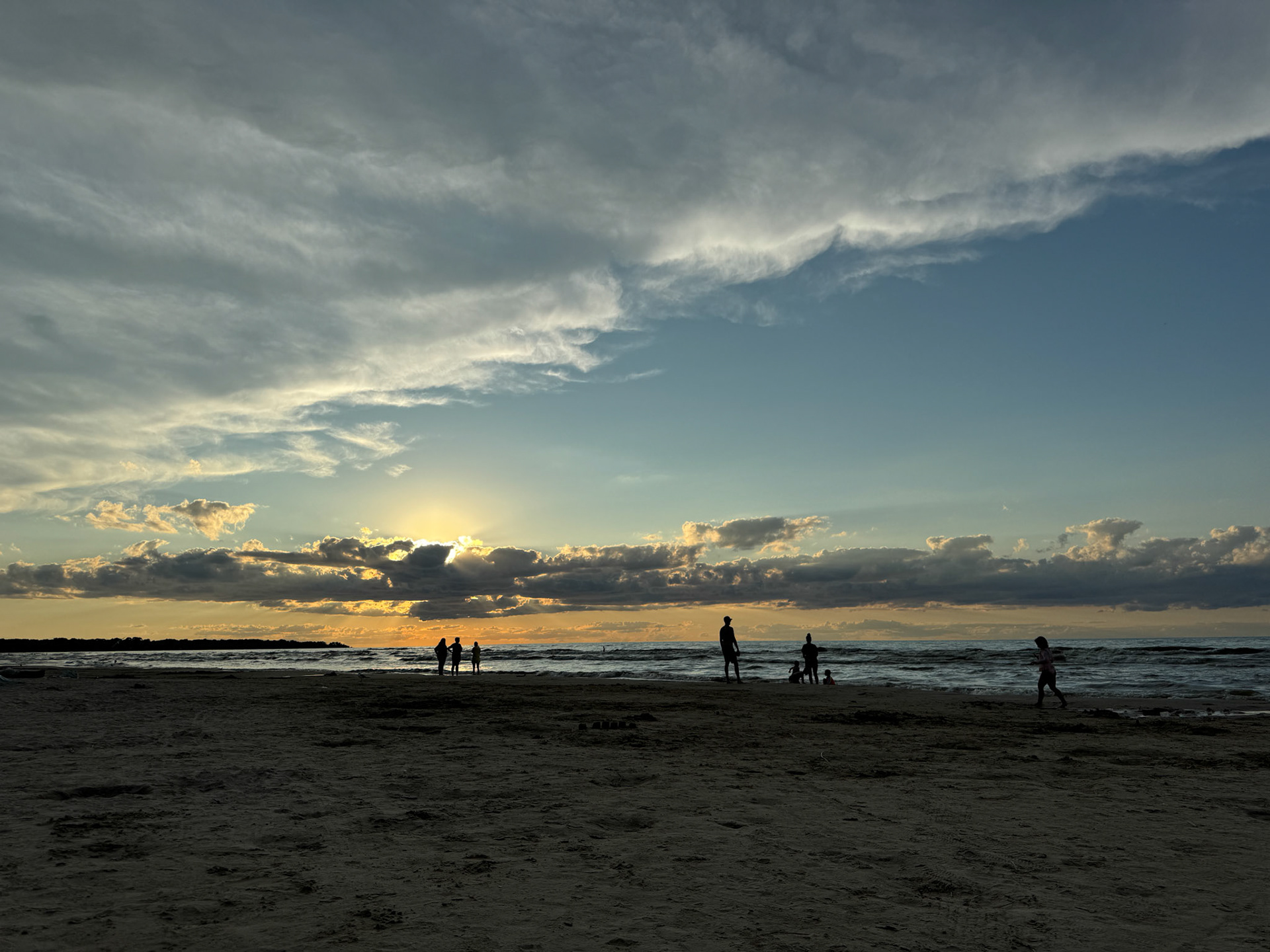 Ipperwash Beach with Dane