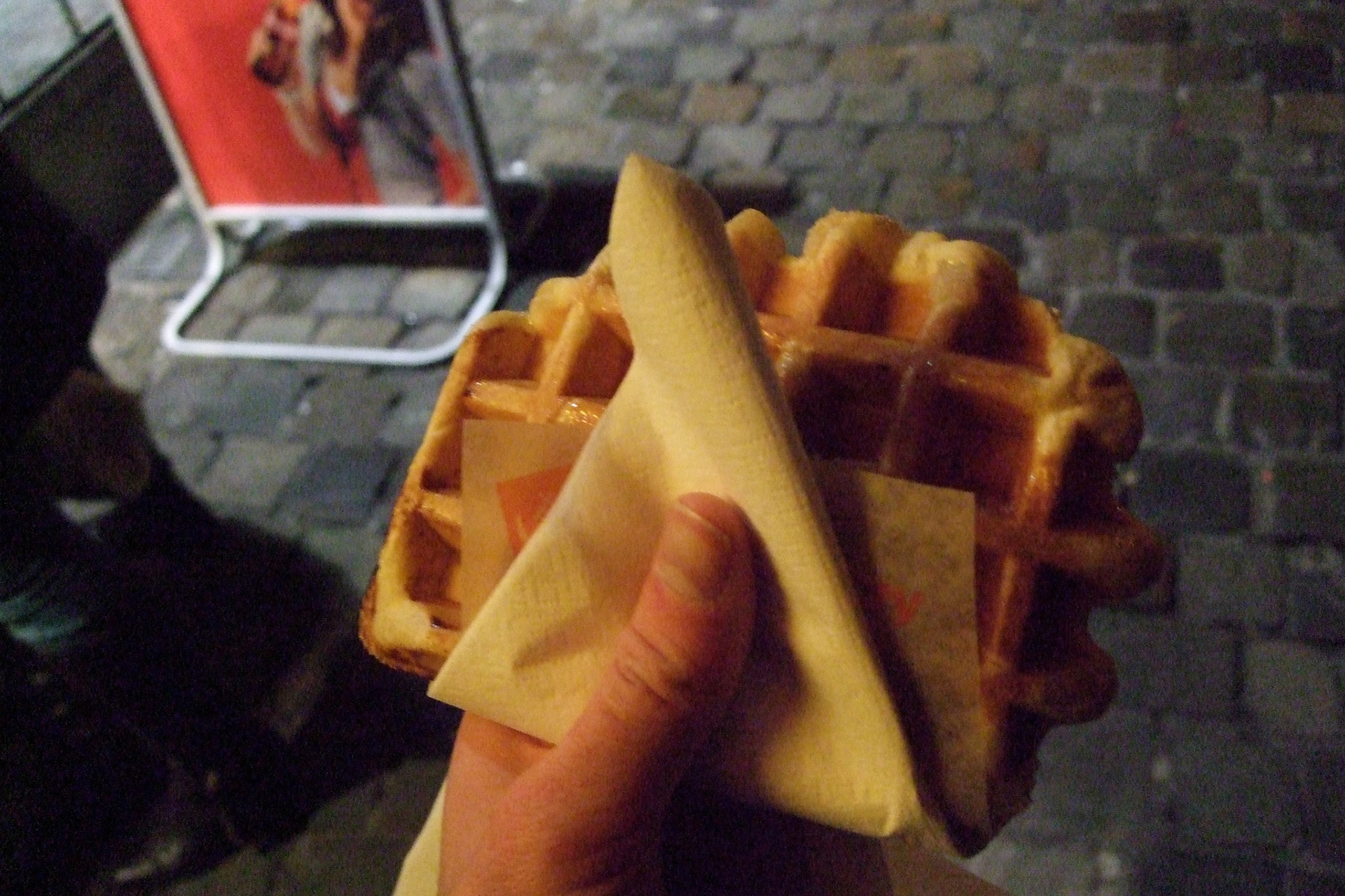 Not gonna lie: the best waffle I've ever had; and it was plain!