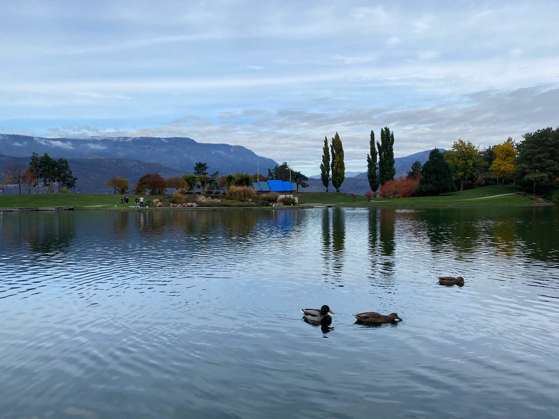 Kelowna's waterfront is very beautiful