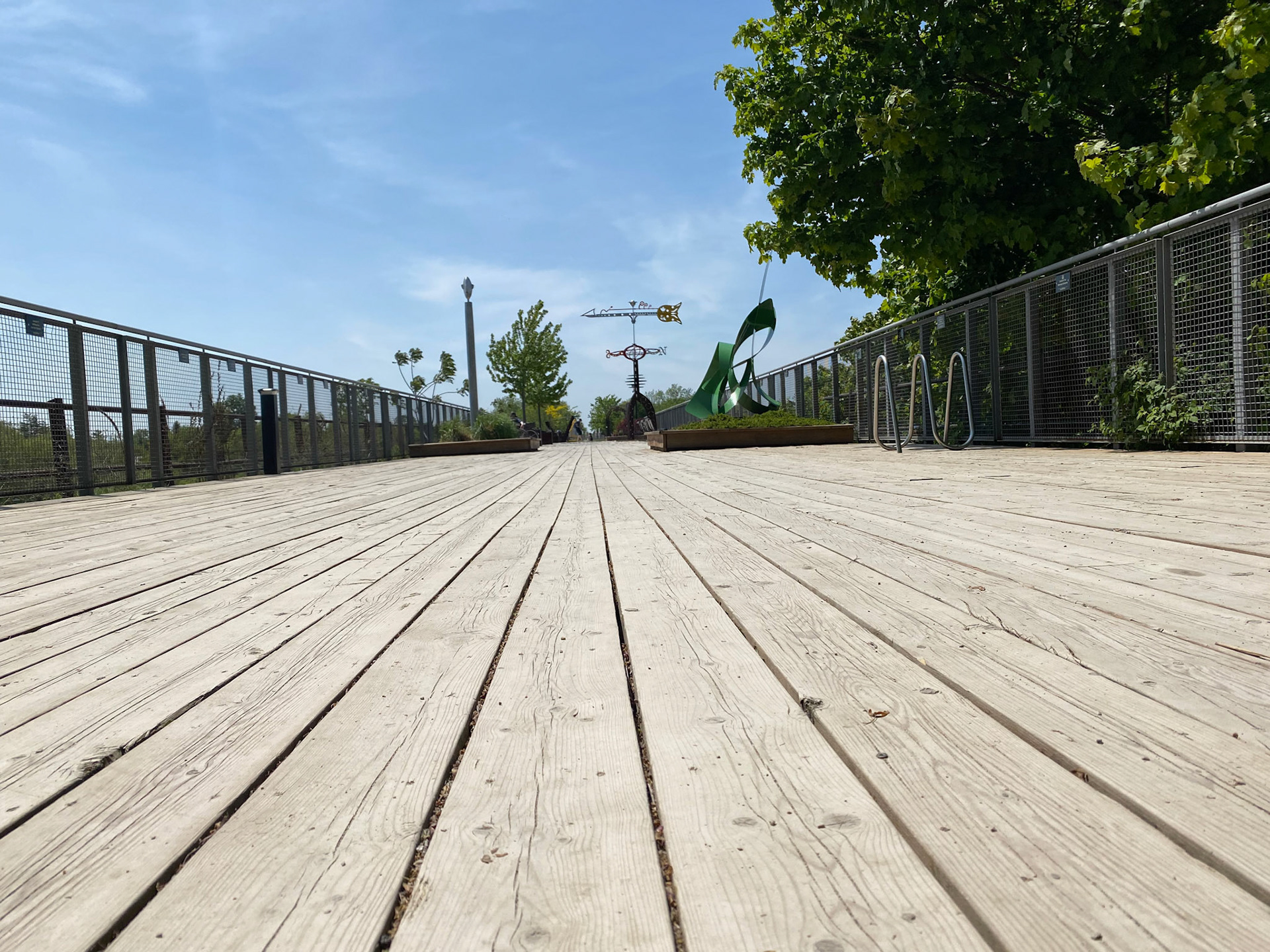 Emerson and I visited St. Thomas Elevated Park