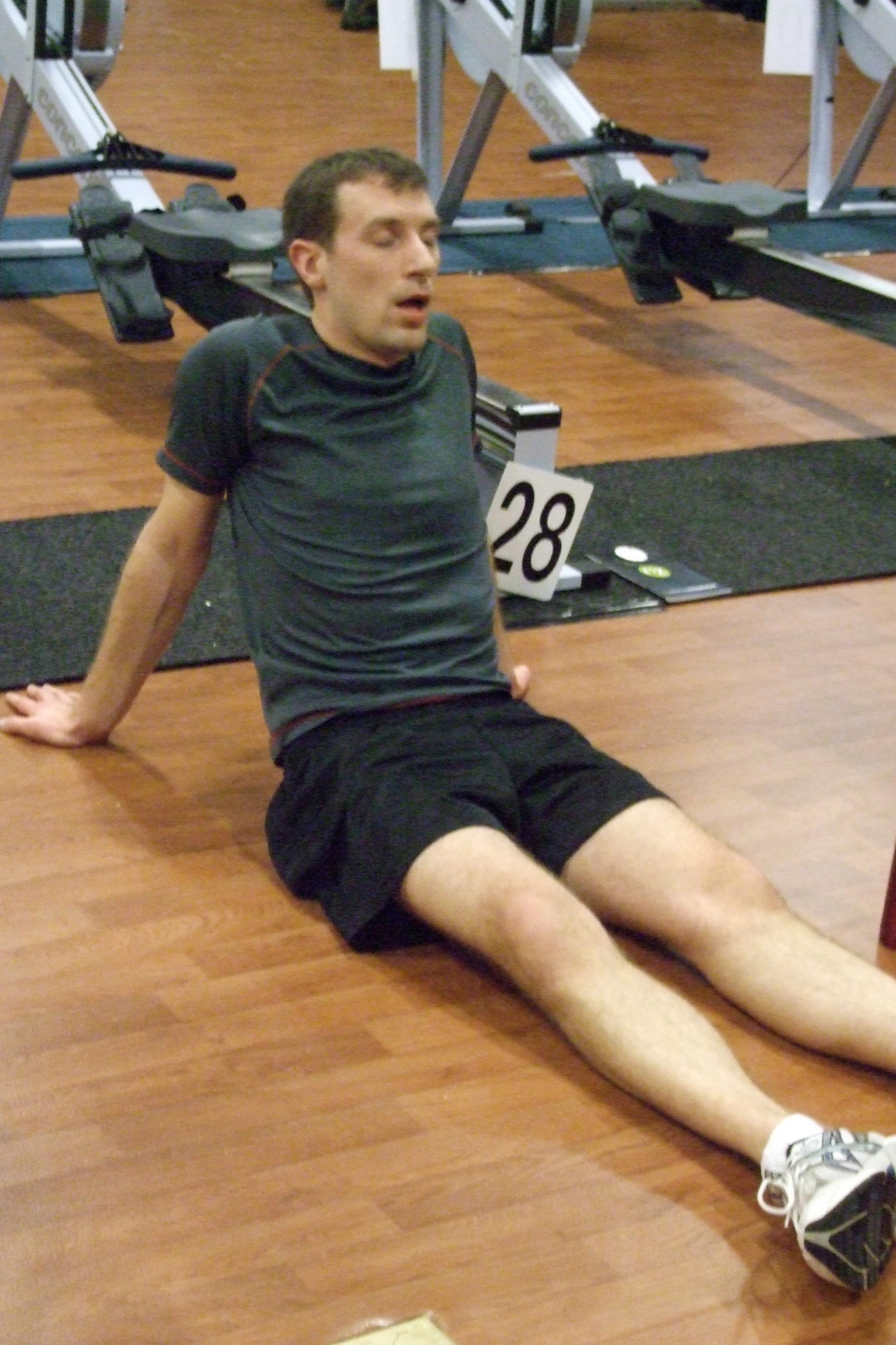 Barely survived... pooped after competing in the Ontario Indoor Rowing Championships