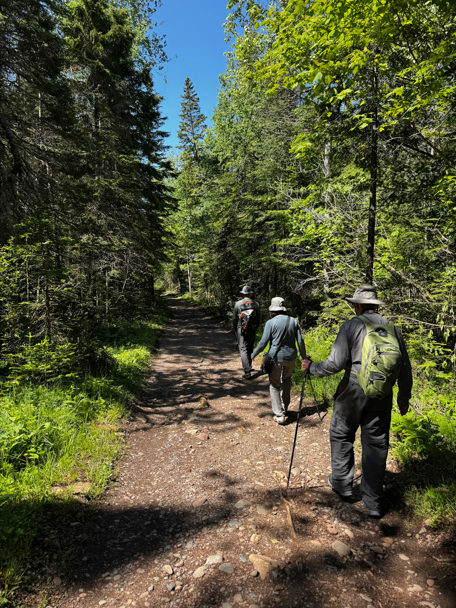 Hiking to Sea Lion rock formation at Sleeping Giant Provincial Park - Thunder Bay