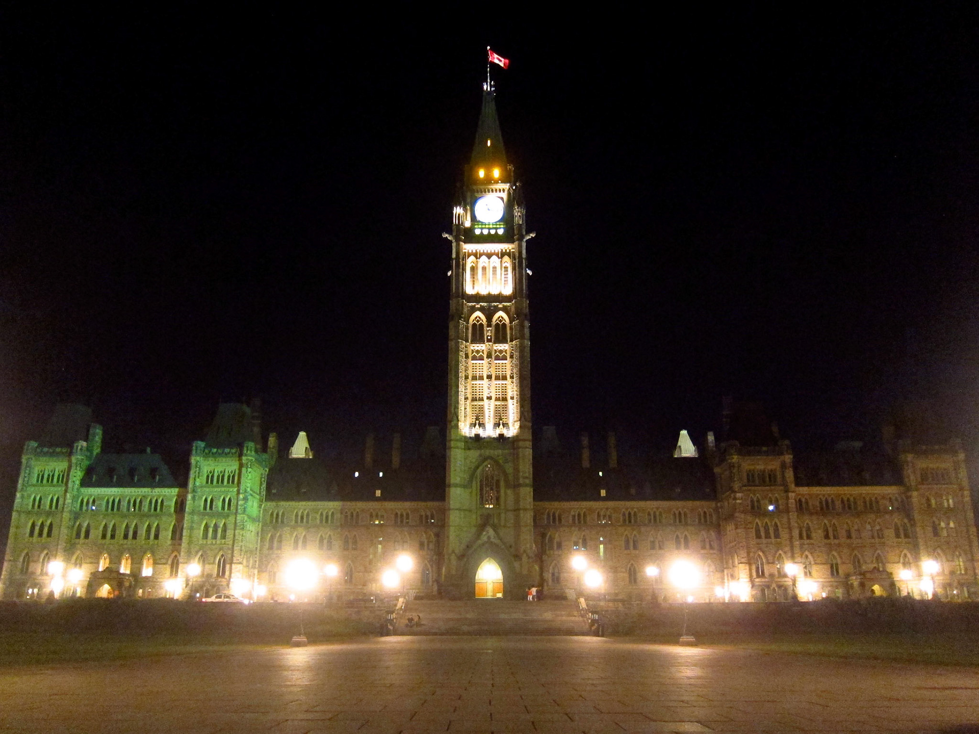Parliment at night
