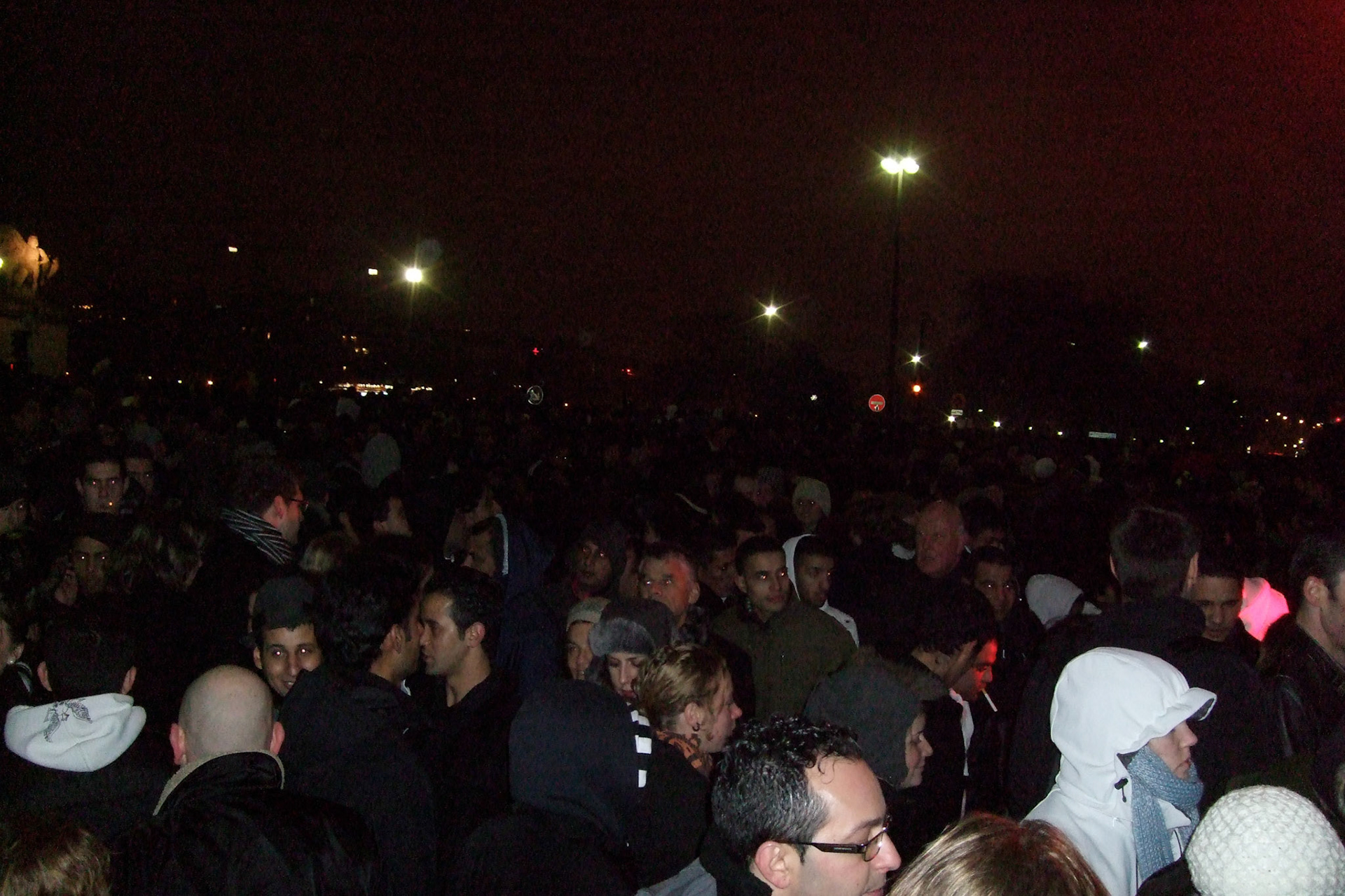 The crowd at the Eiffel Tower was very thick but we had no problems