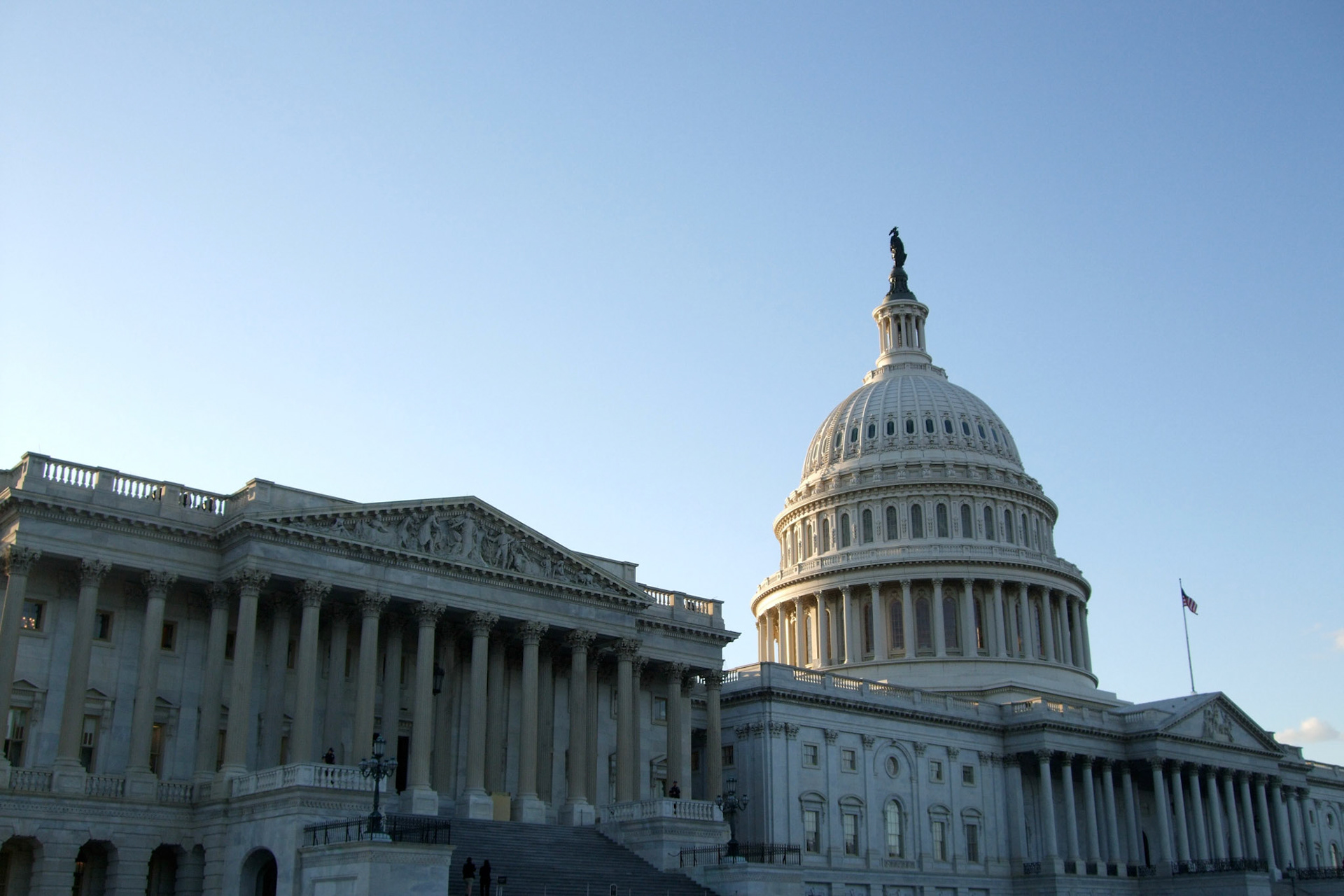 Front facade of the Capitol Building