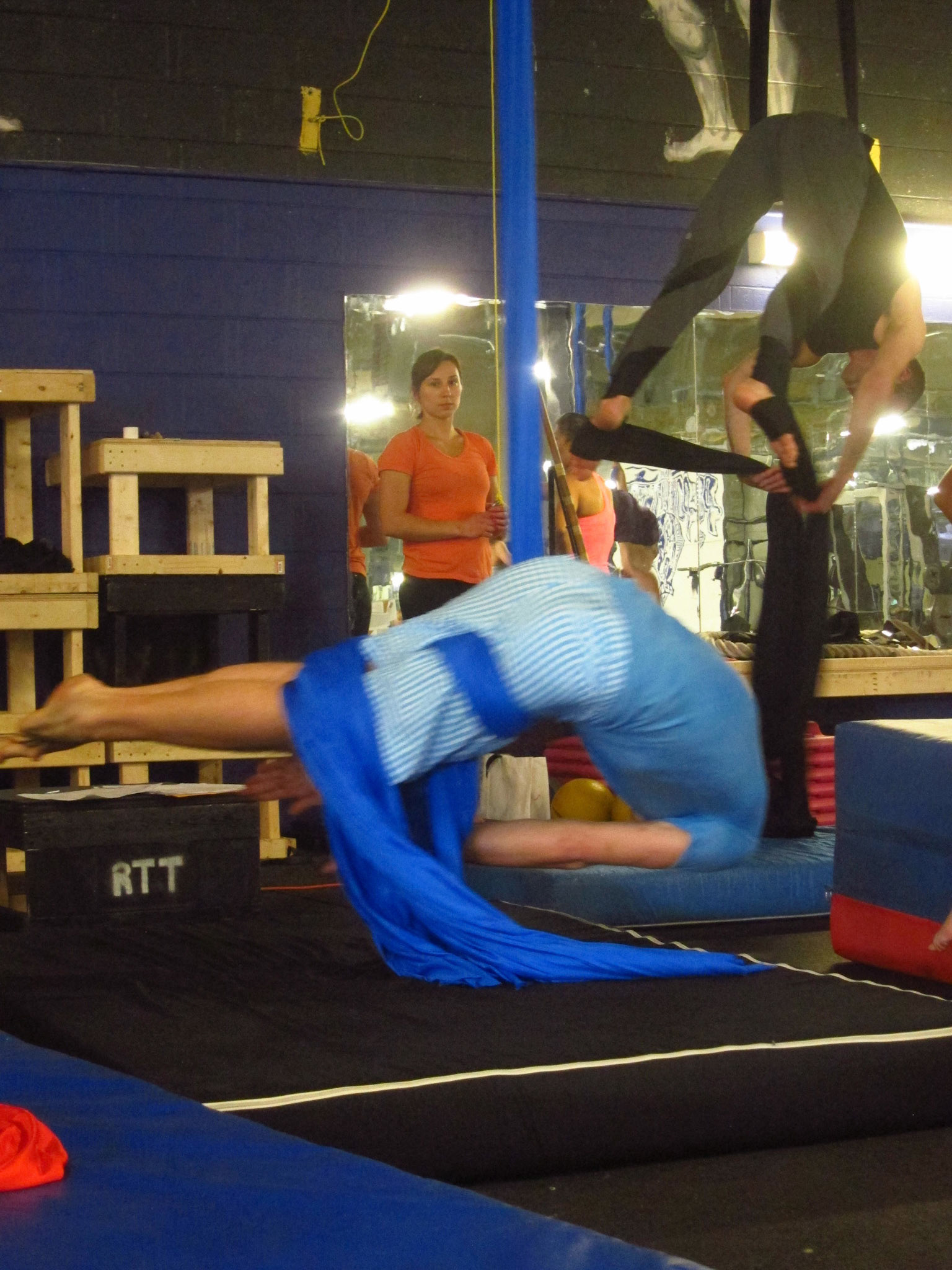 Practicing another trick