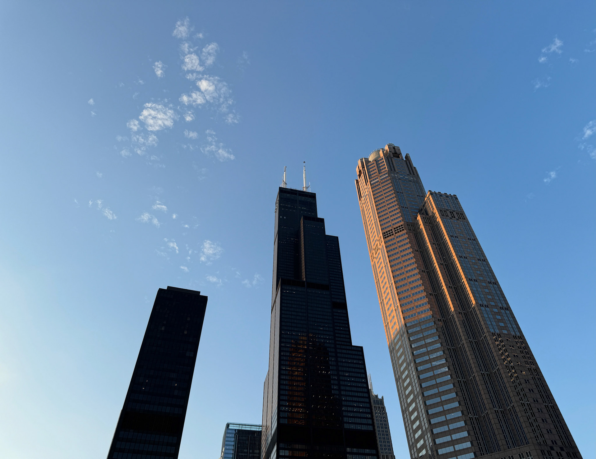 The Willis Tower still dominates the Chicago skyline