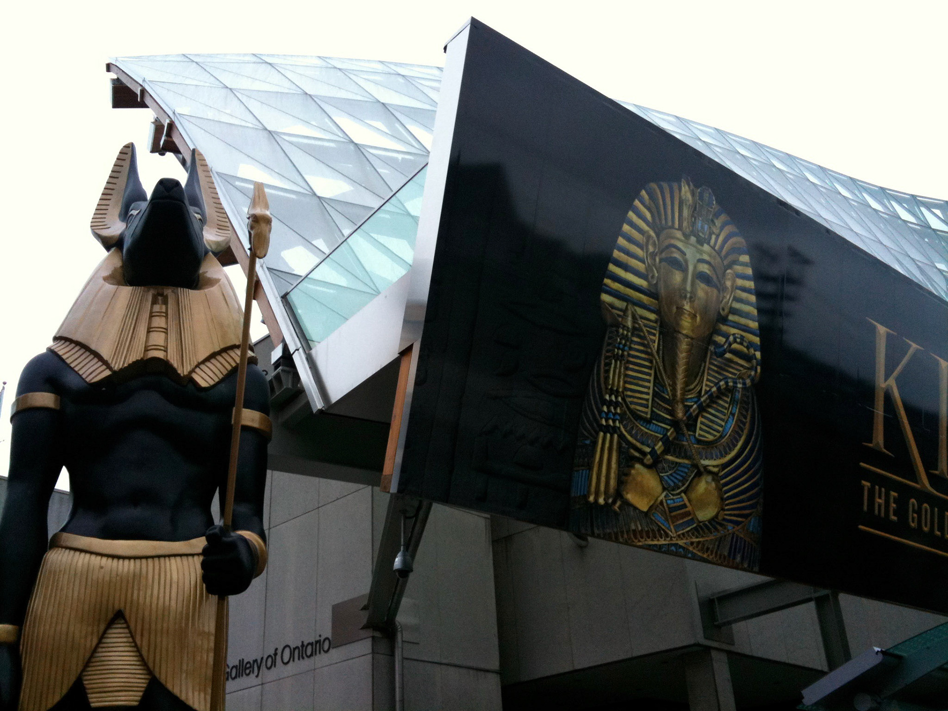 Kelly and I went to see the King Tut exhibit at the AGO and were not impressed at all with it