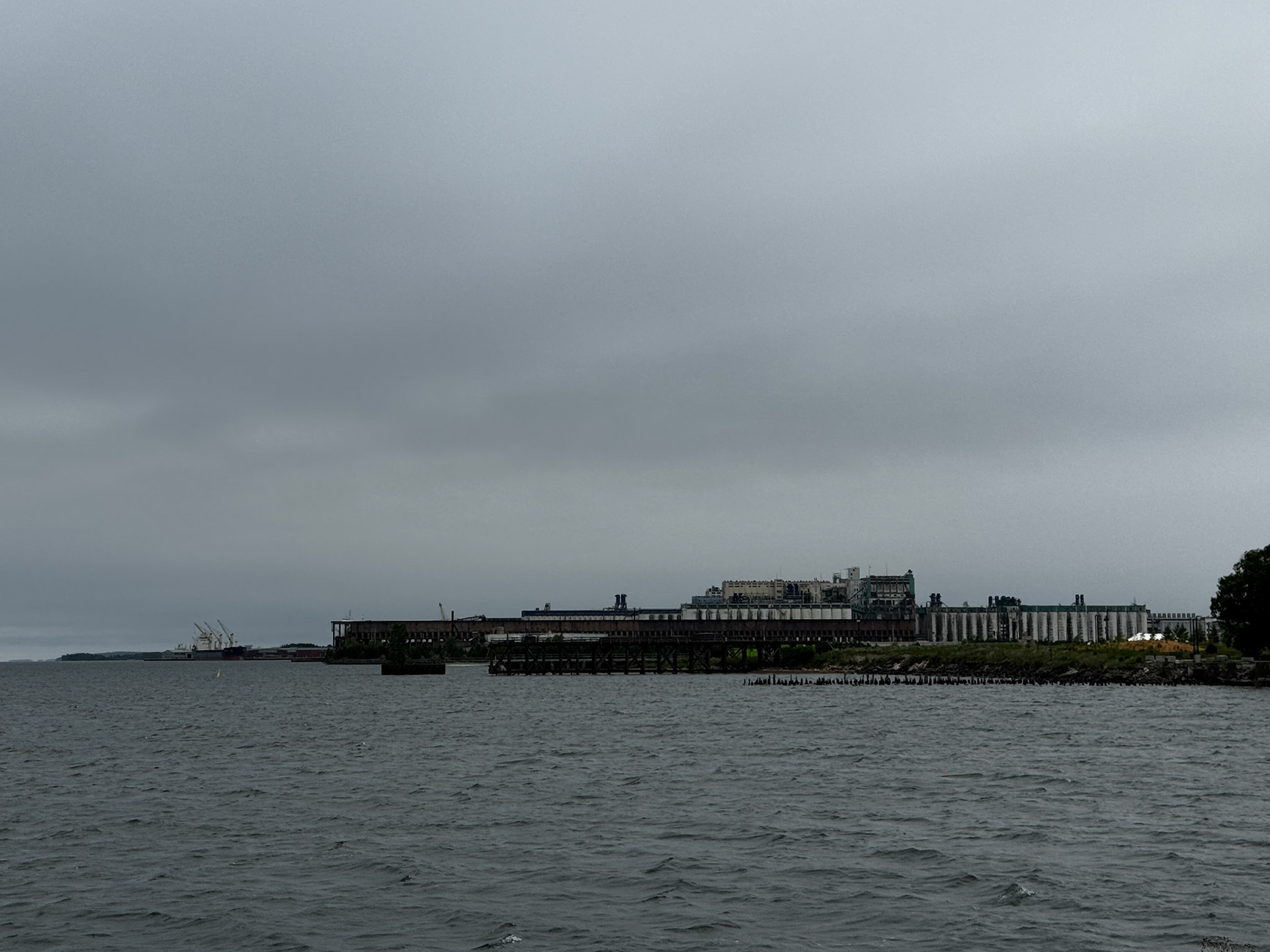 Thunder Bay waterfront along Lake Superior
