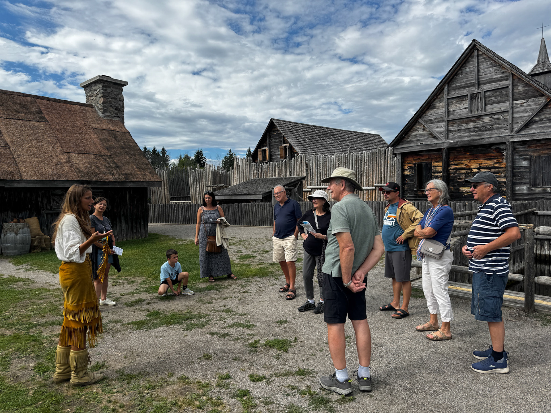 We spent a memorable day touring Sainte-Marie among the Hurons in Midland, Ontario