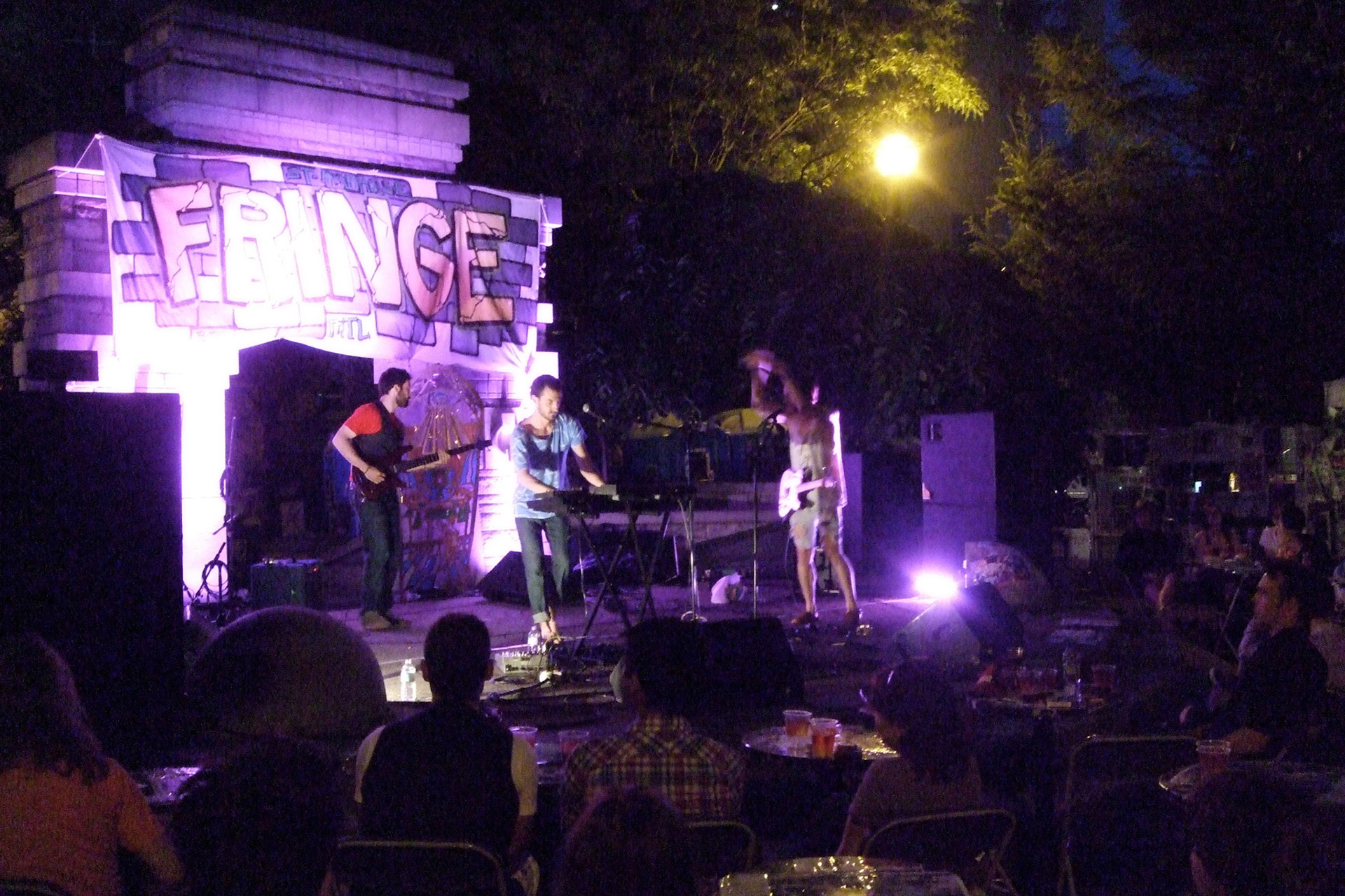 Late-night summer outdoor concerts: bliss