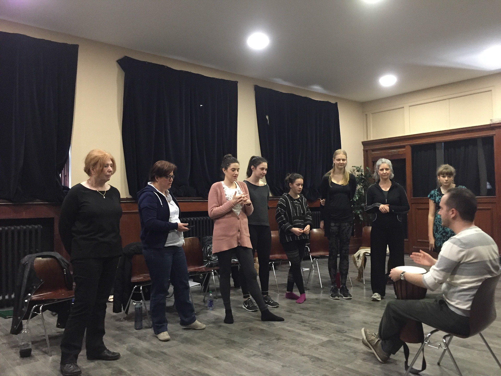 Matt, our Music Coordinator, has the chorus explore the soundscapes