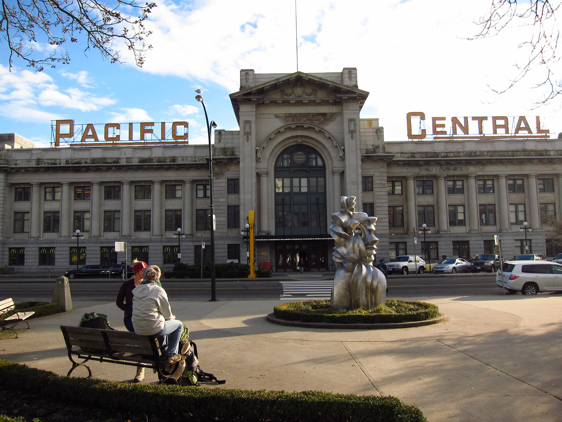 The grand Pacific Central Station in Vancouver