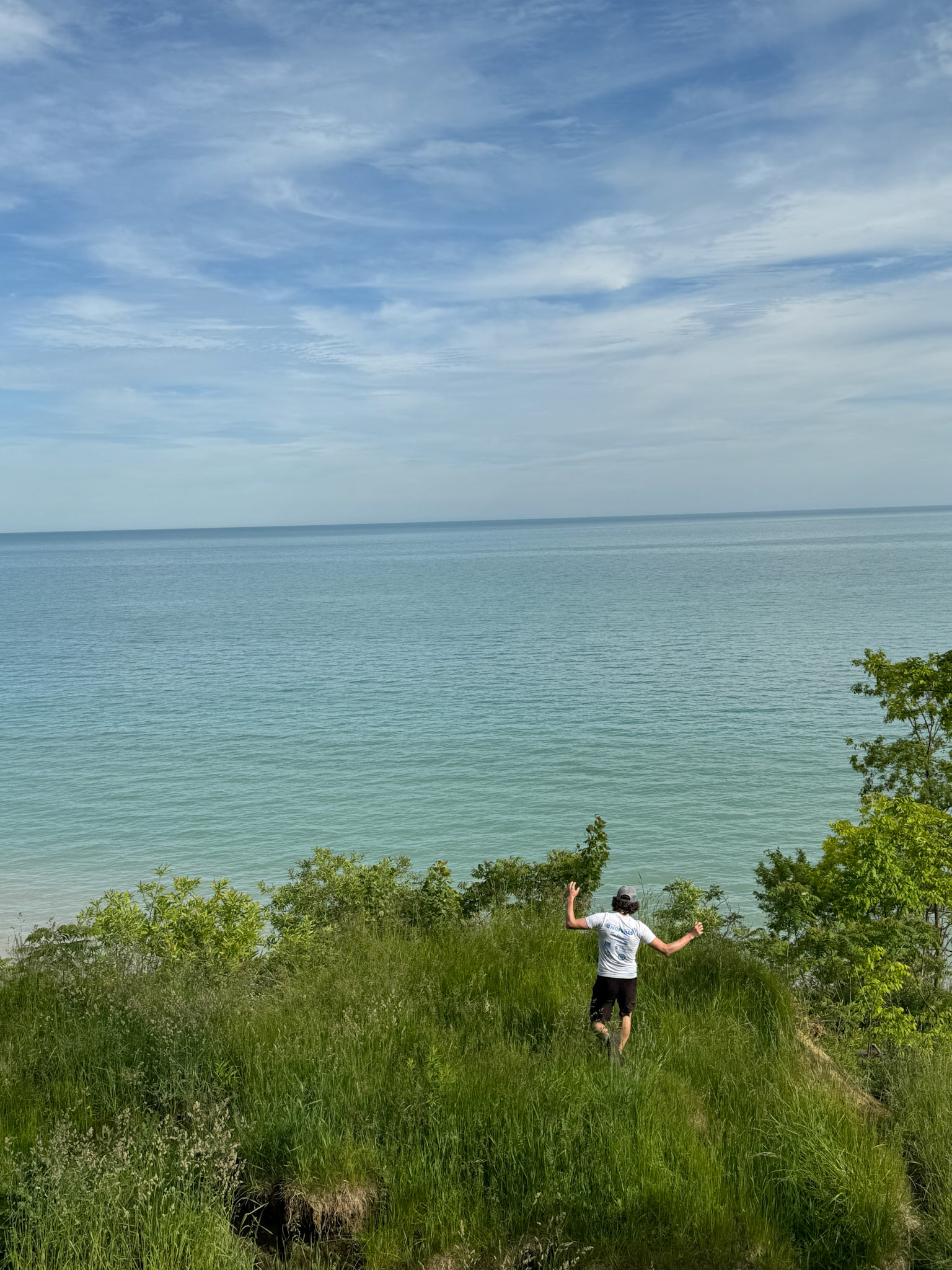 Checked out the erosion and cliff views of Lake Erie at the end of Iona Road
