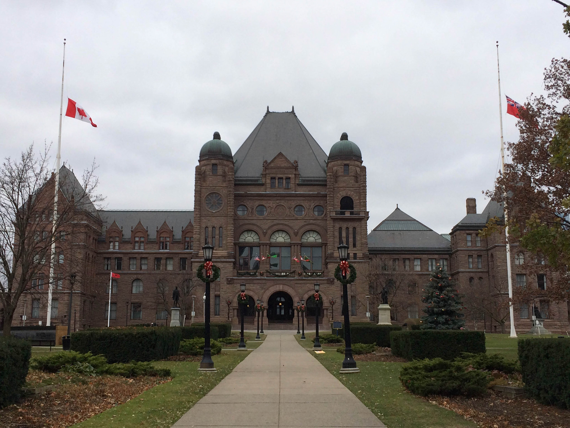 Queens Park looking festive
