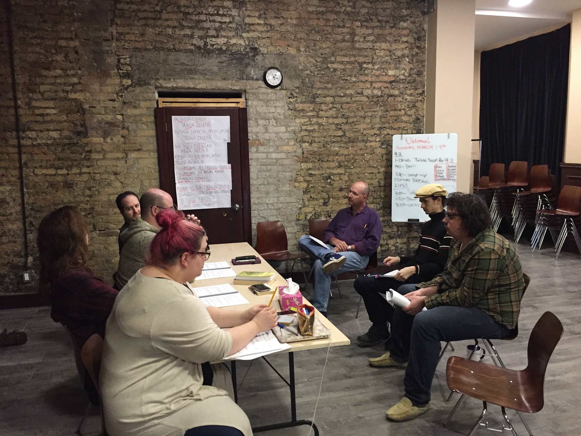 Twelfth Night Rehearsal - March 19, 2017