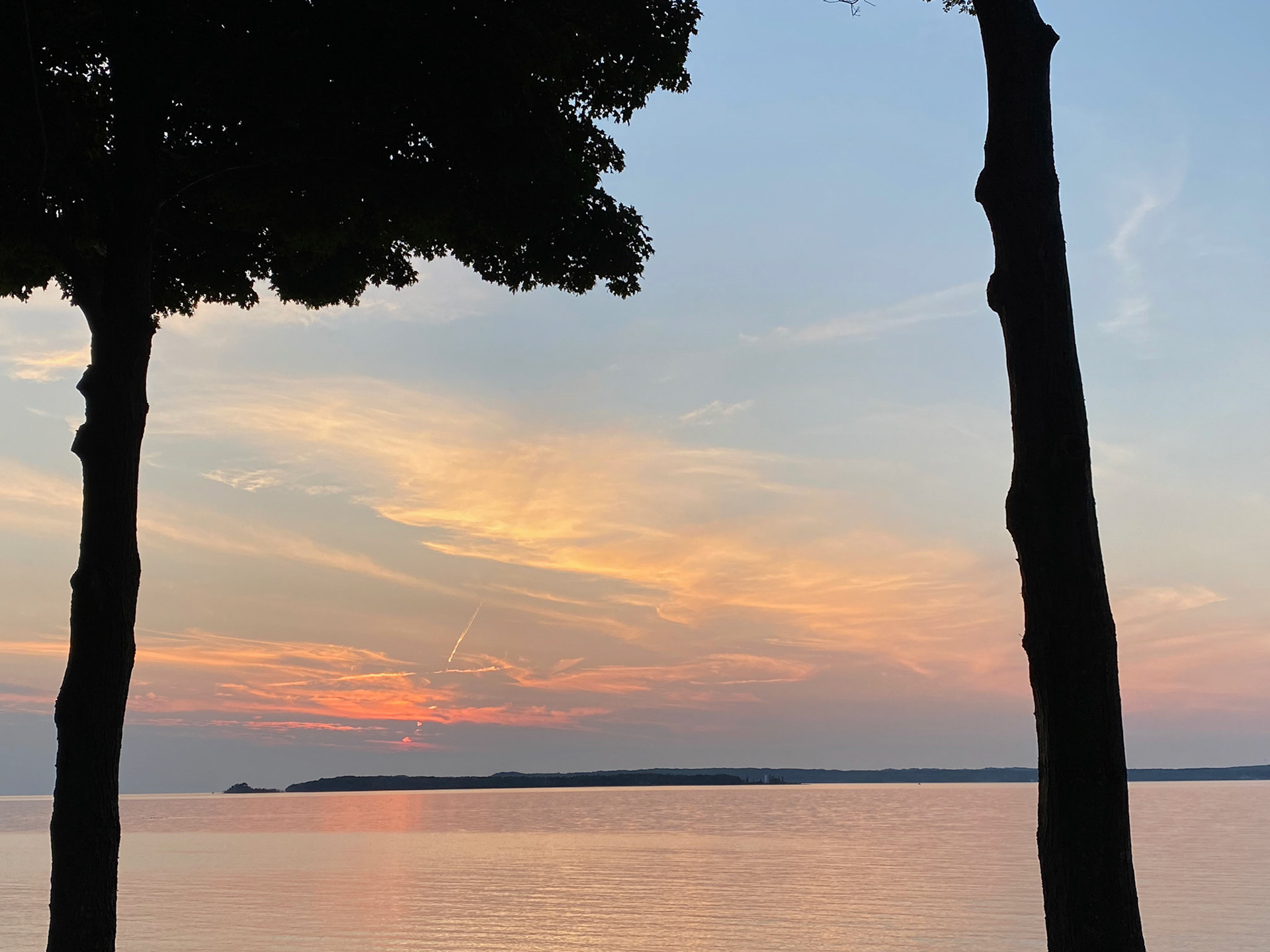 Cottage sunset - July 23, 2021