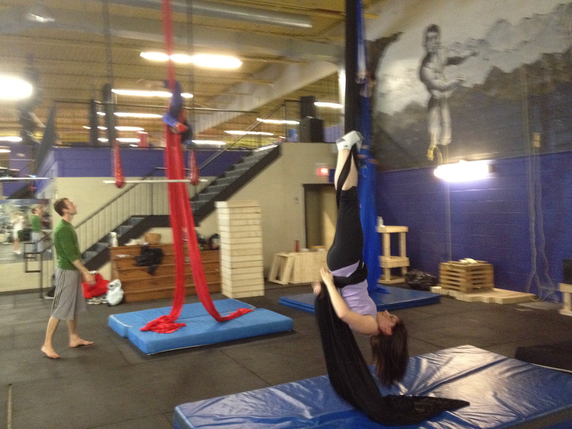 Megan during our third class