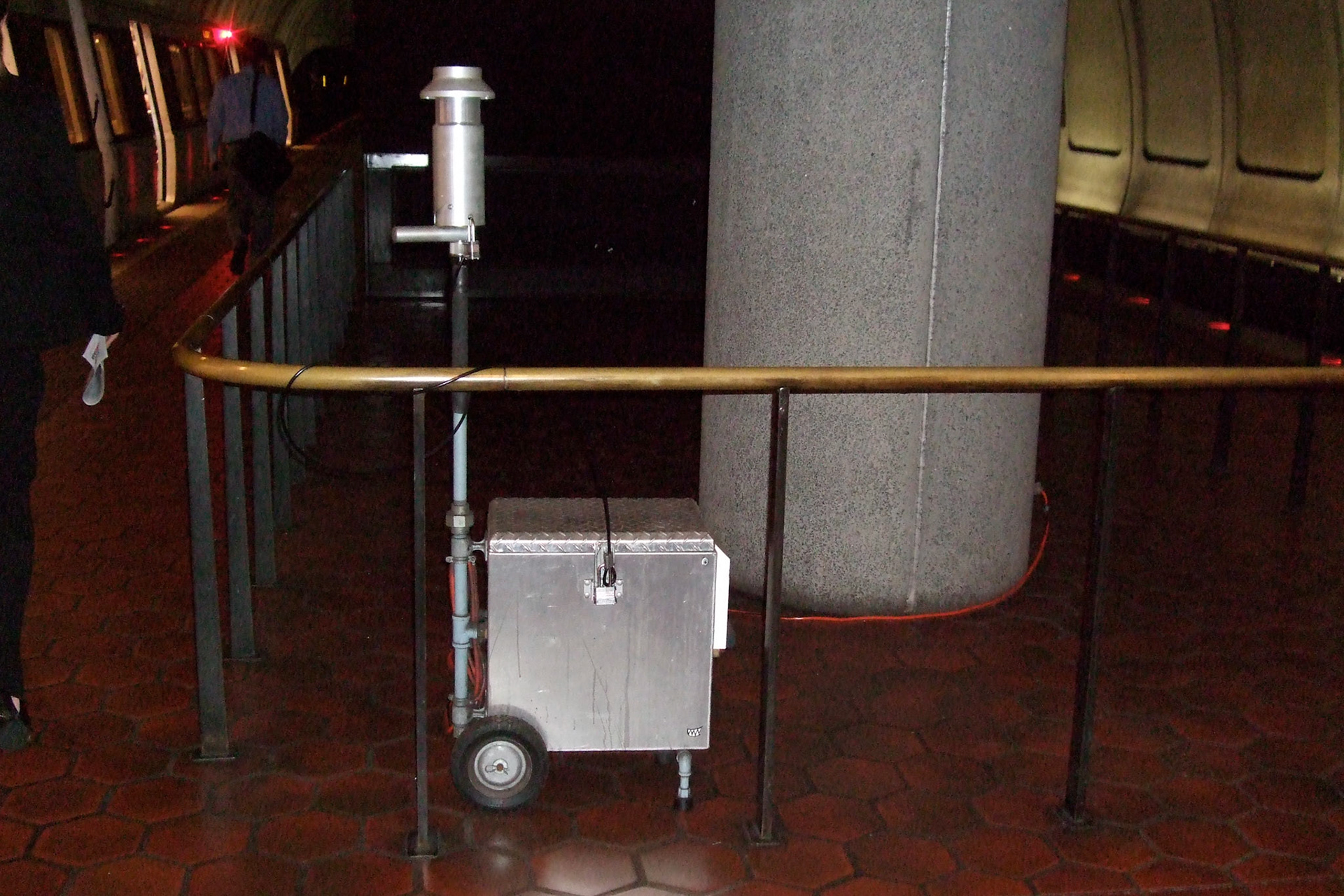 Heading back to my hotel, noticed this in the Metro station. Should I have called Jack Bauer?