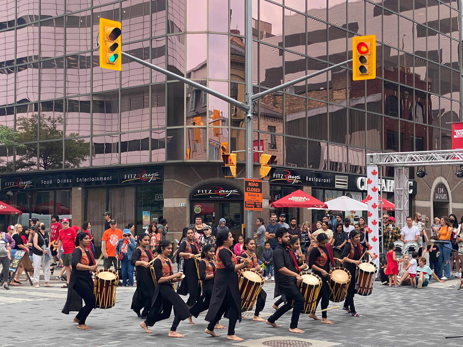 Canada Day 2022 in downtown London