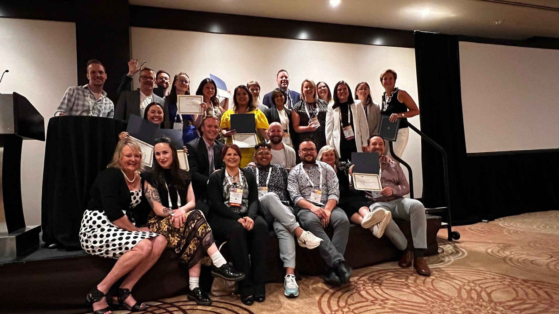 Chapter Management Award winners