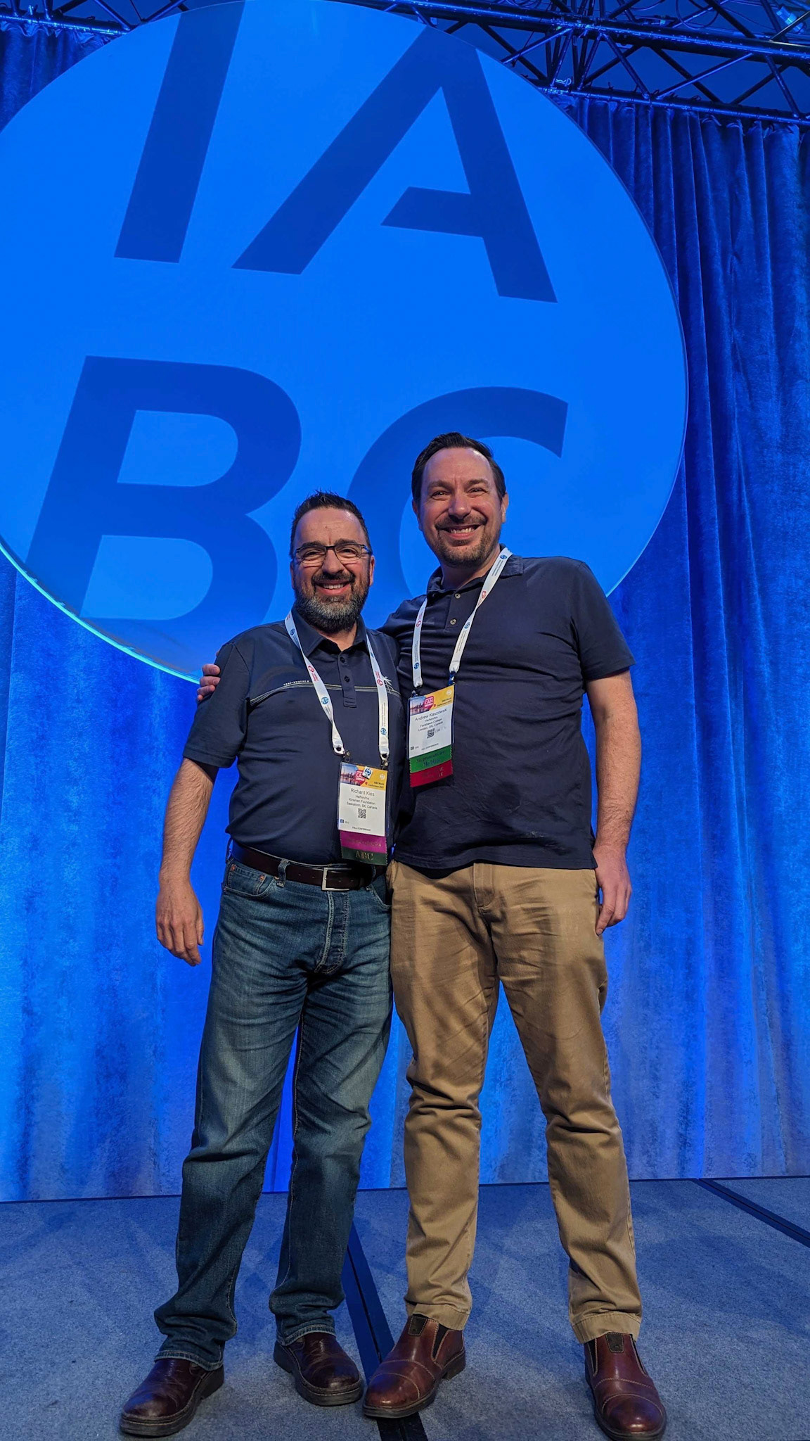 With Canada West Region incoming chair, Richard