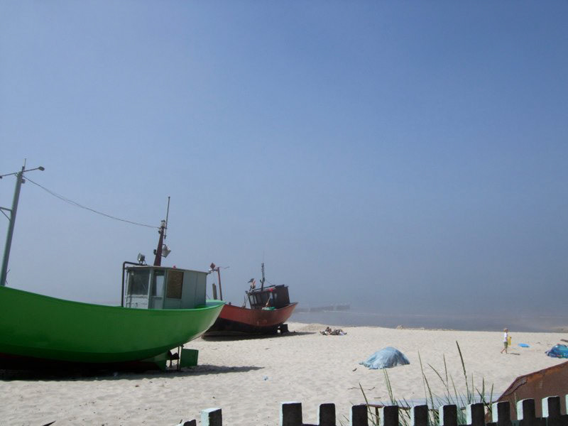 Warsaw, Poland and Baltic Sea