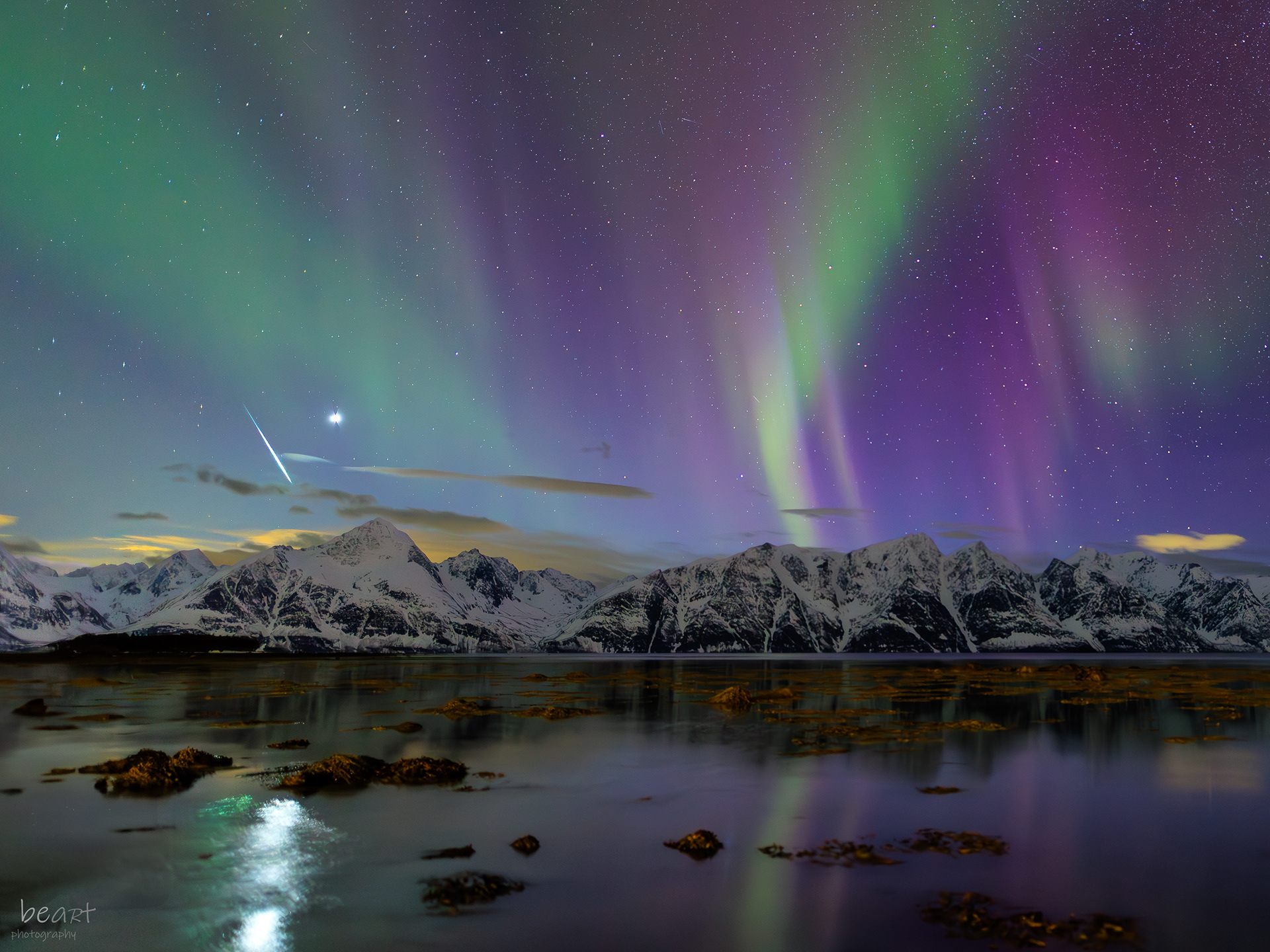 Venus mit Sternschnuppe!