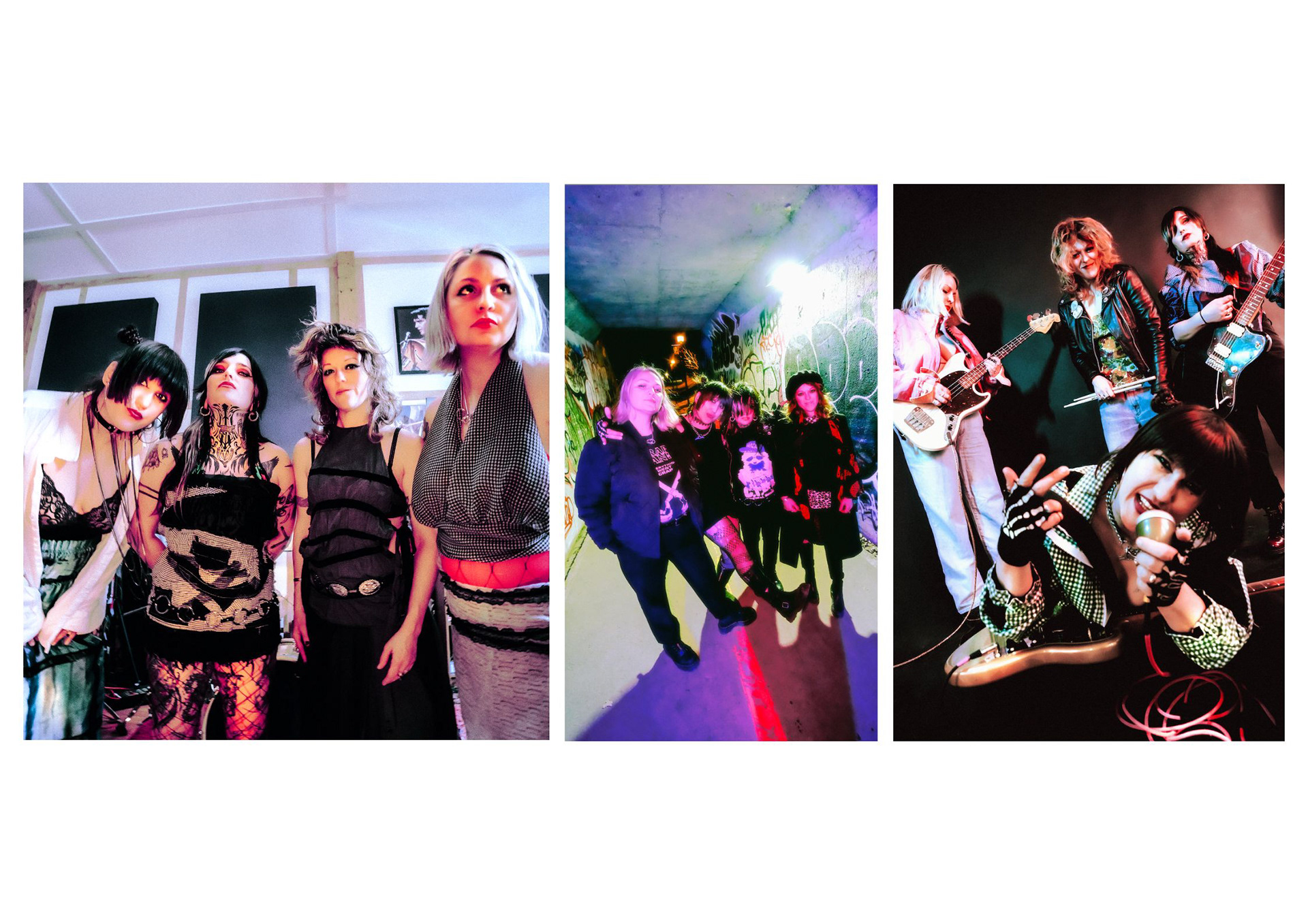 TAXI GIRLS Press shots, spring 2025, Montreal 