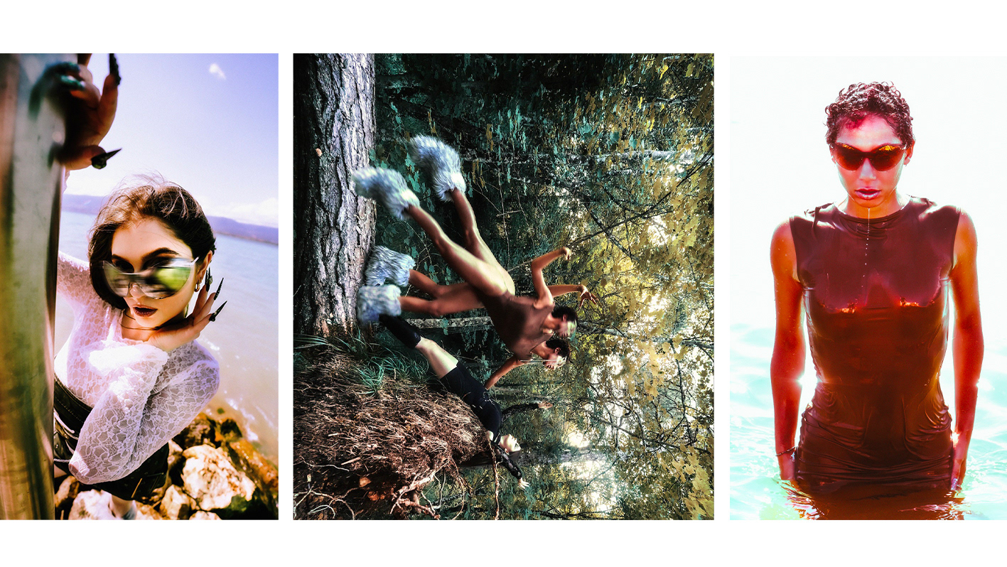 "Cyber nature pt.2"-Summer 2024, Makeup, creative direction and photography by Loicia 