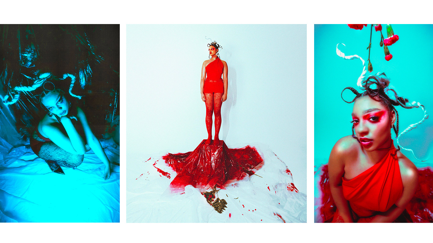 "May flowers grow from your pain"-Spring 2024, Makeup, creative direction and photography by Loicia 