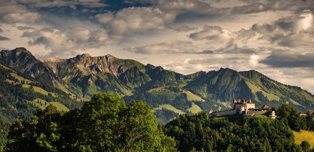 The Château de Gruyères in the Fribourg's region (Adobe stock)