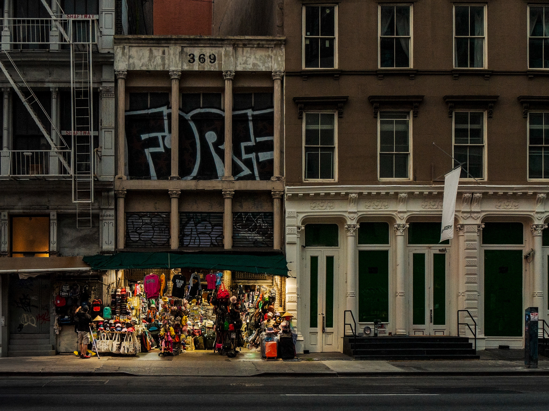 Storefront at Dusk