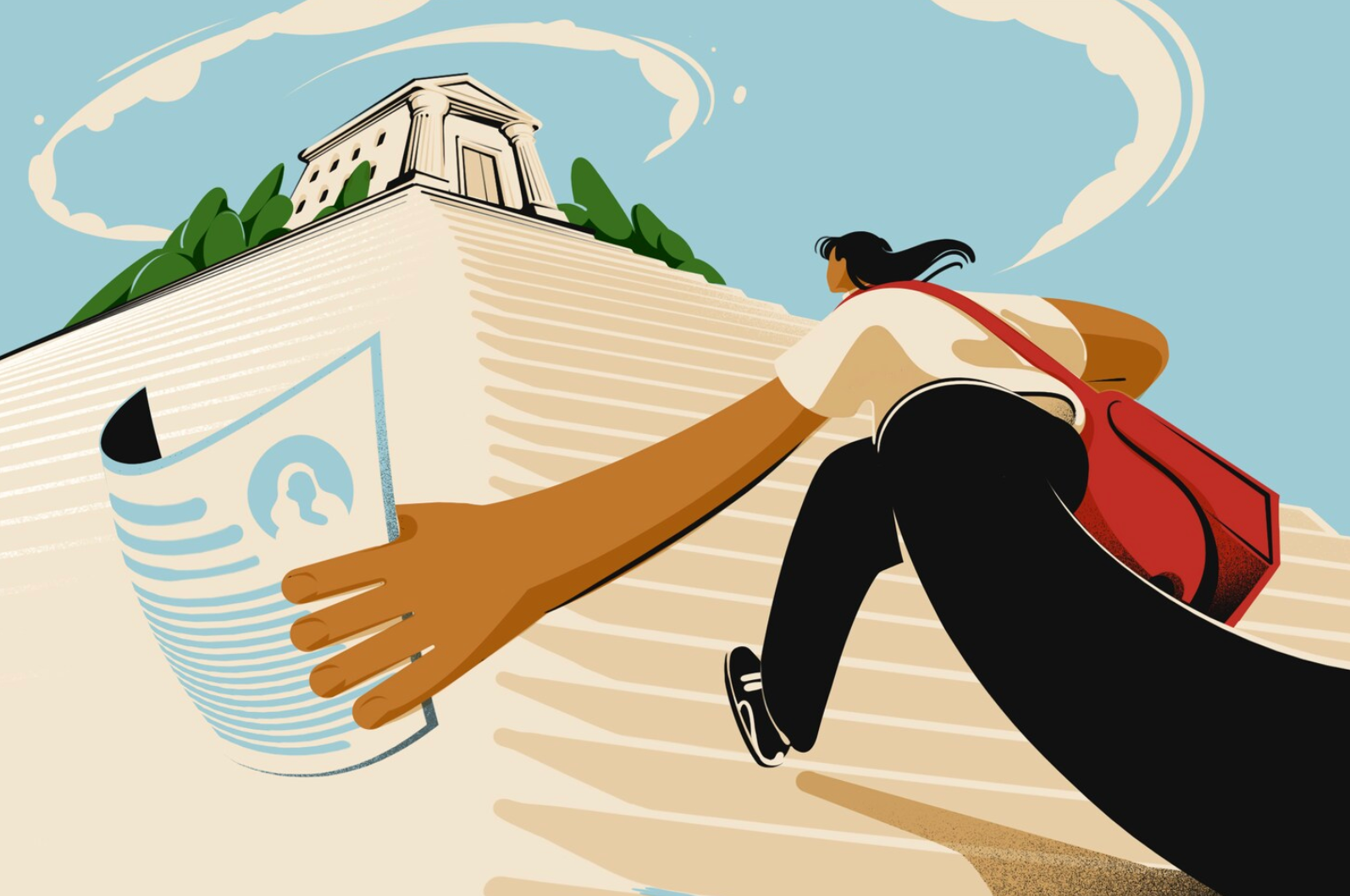 Illustration by Adrià Voltà | How to find an internship in the federal government