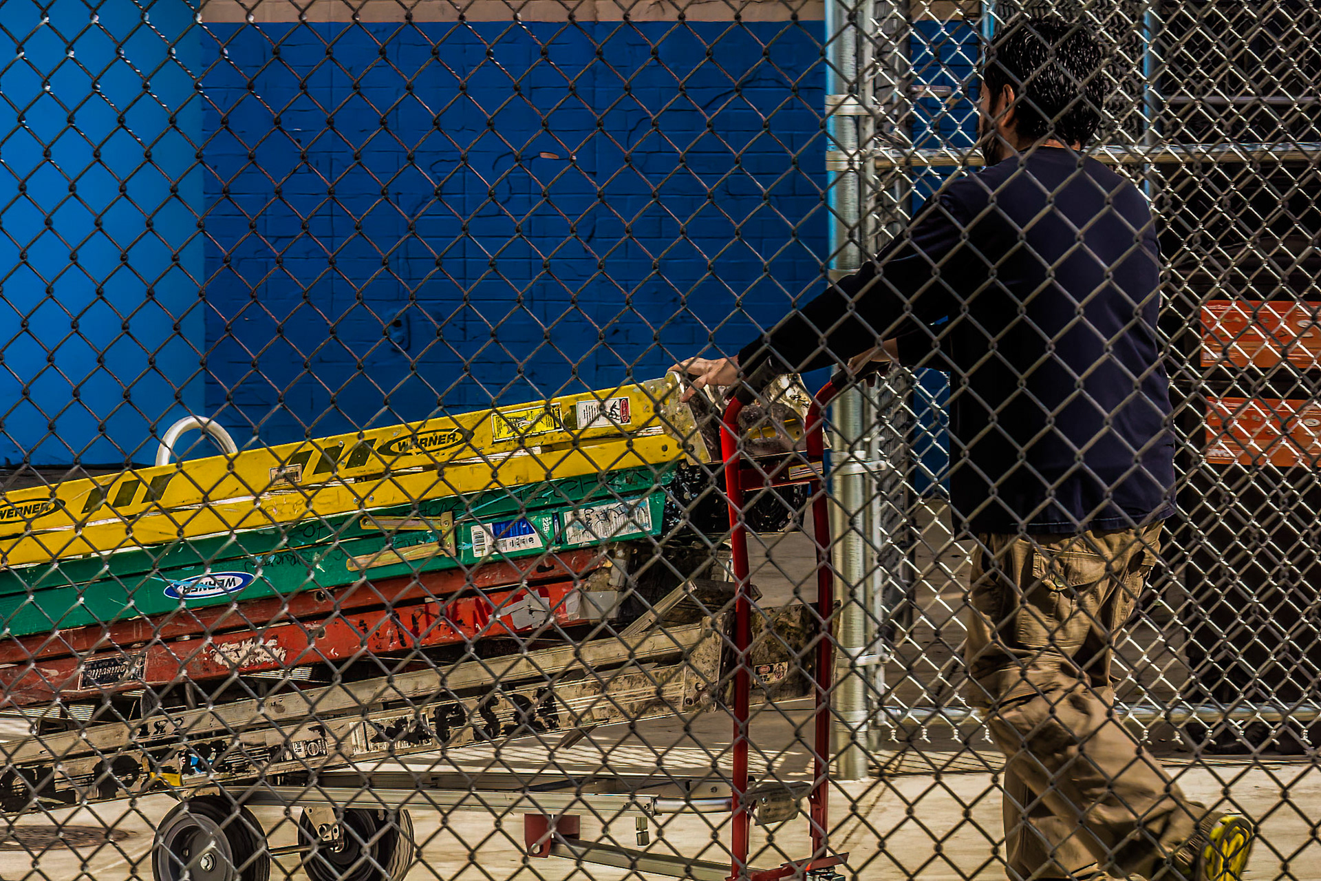 Man With The Ladders