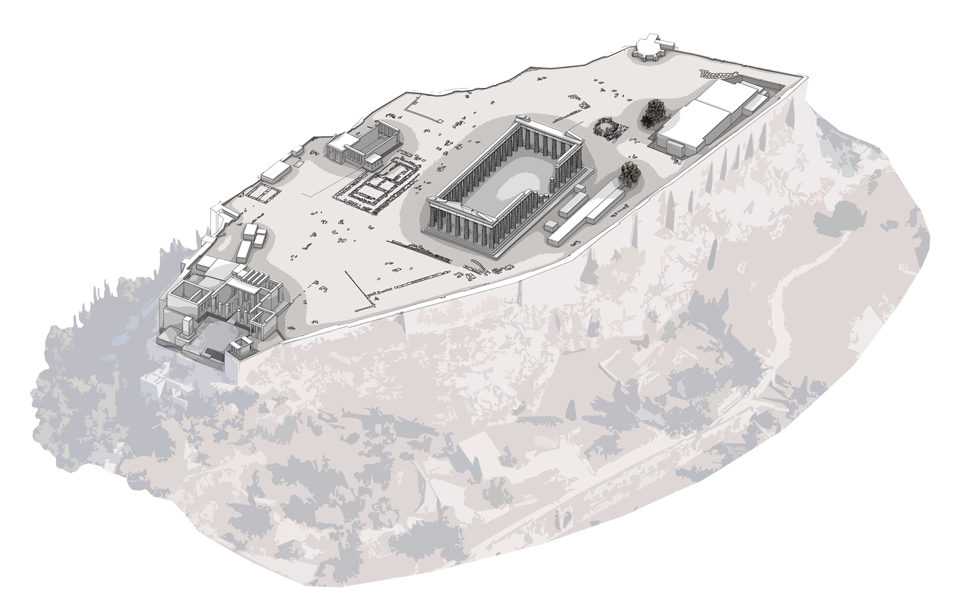Current state of the Acropolis