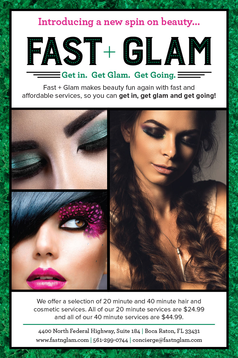 Fast + Glam Flyer
