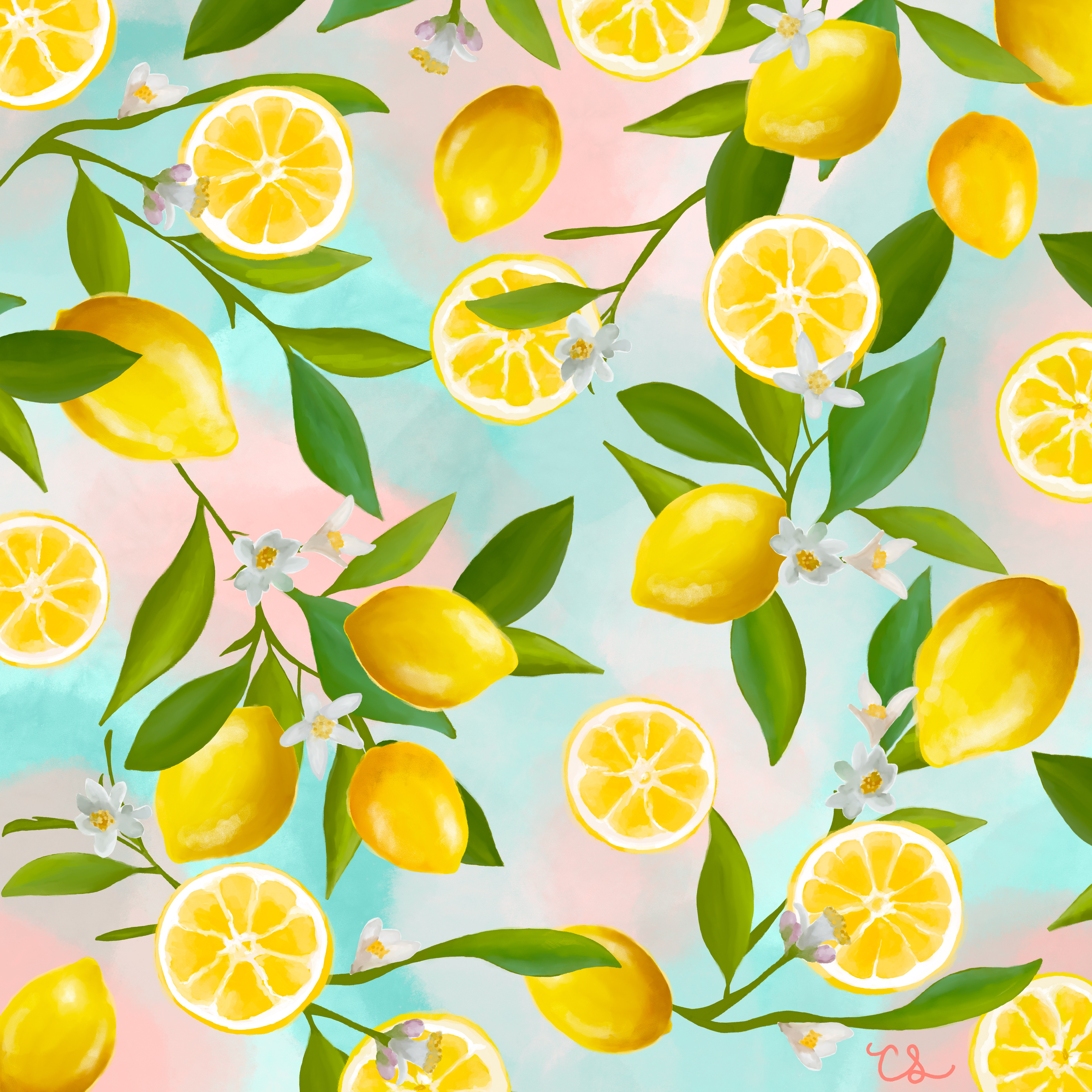 Lemons! Digital Drawing