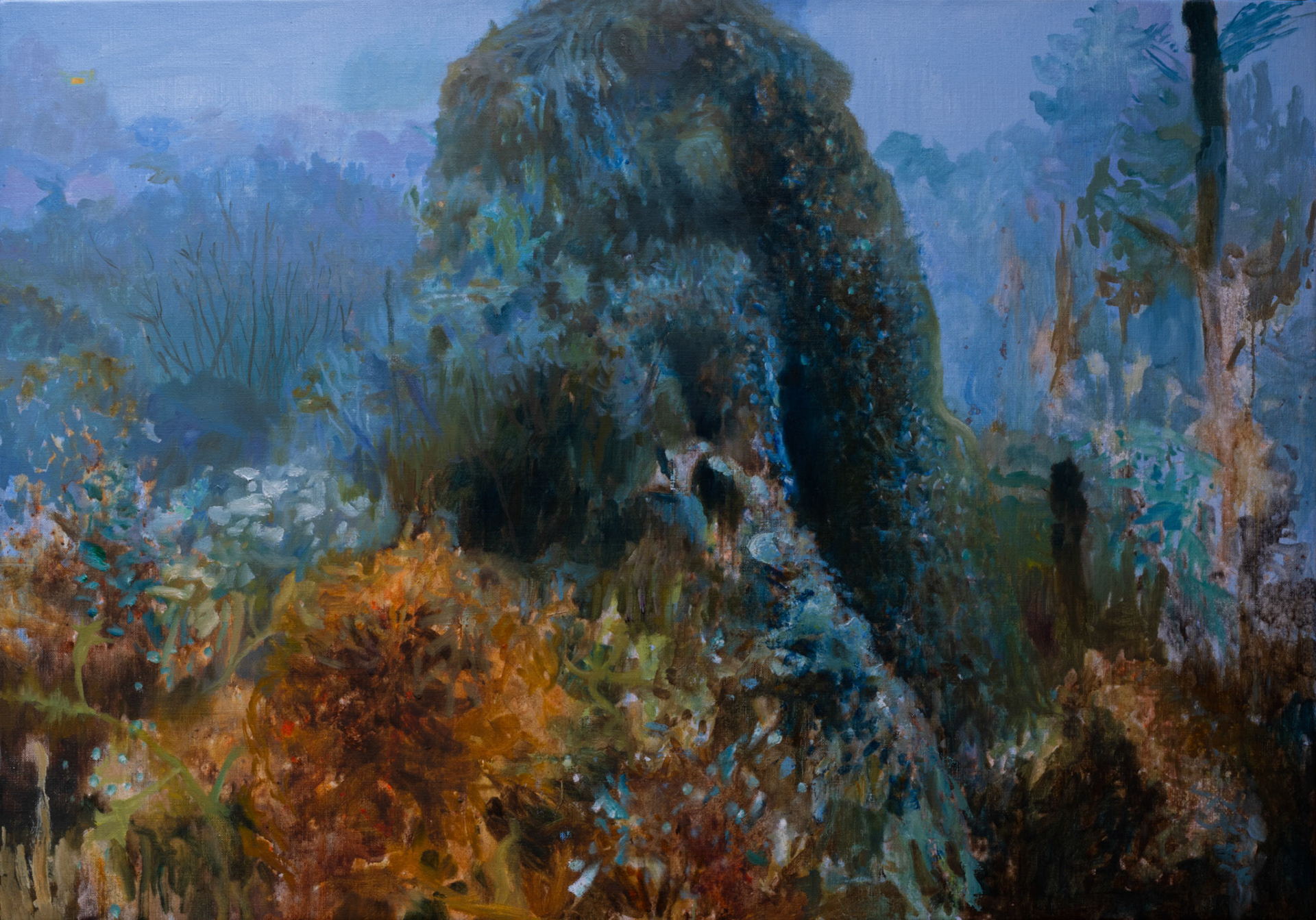 Sans entrave, oil on canvas, 116x81, 2026