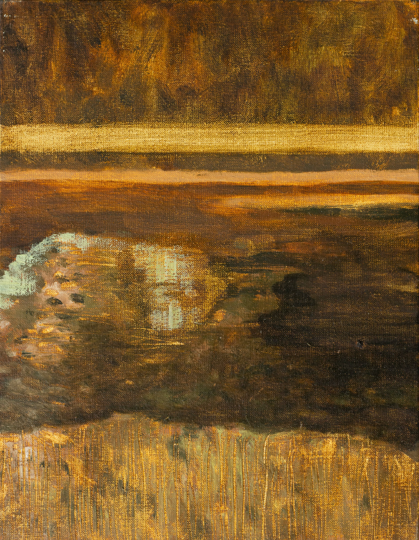 Après la pluie..., oil on canvas, 27x35,2020