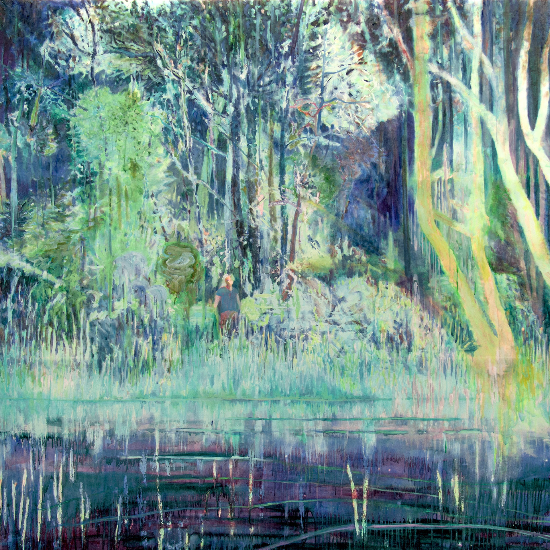 Witness,(02) oil on canvas, 200x200, 2017