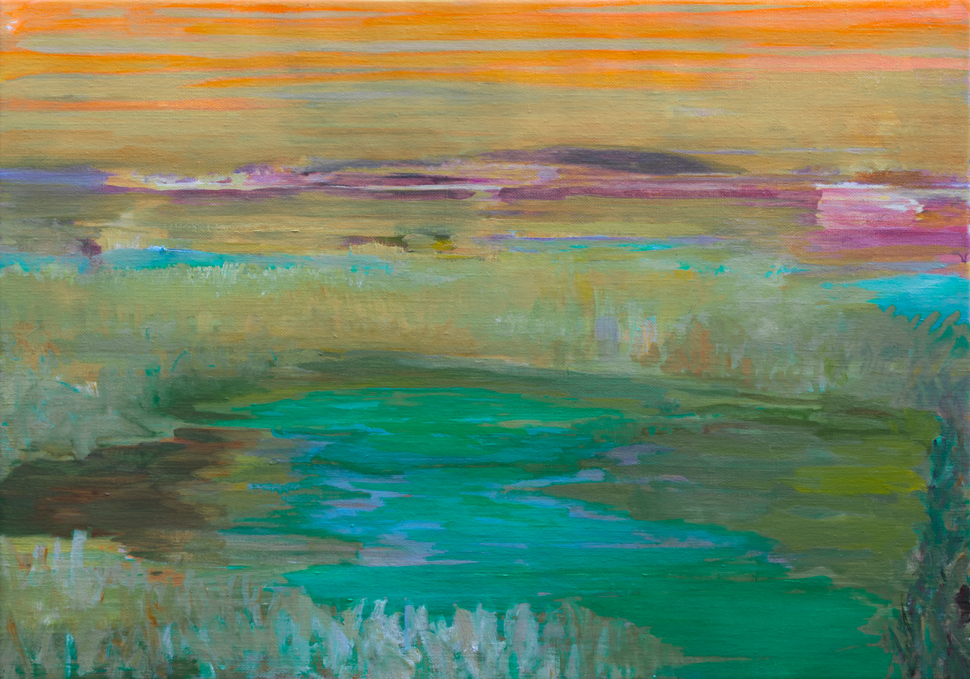 rétention,, oil on canvas, 46x65, 2026