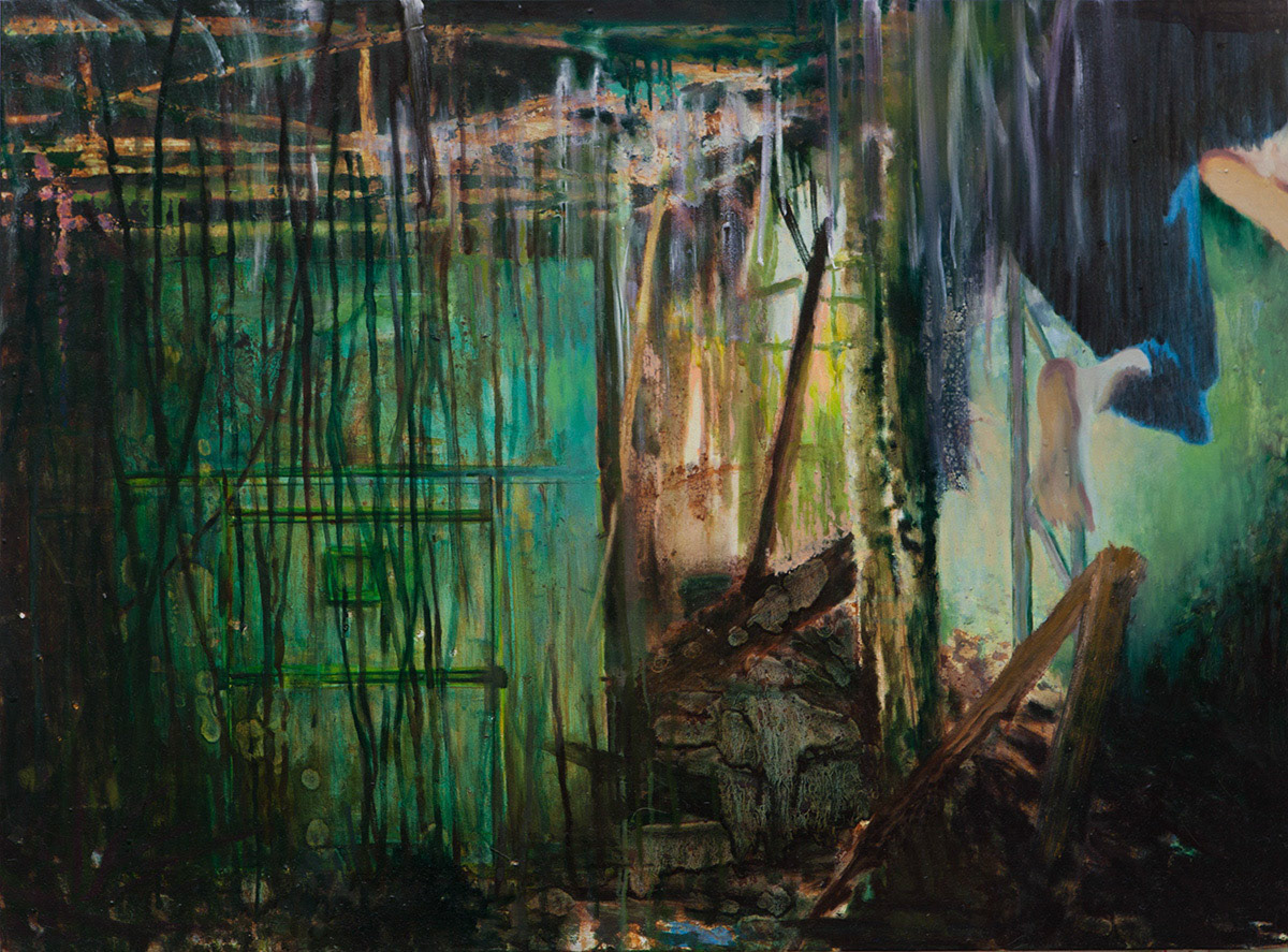 Détail 01 , huile et acrylique sur toile, 60x81, 2013