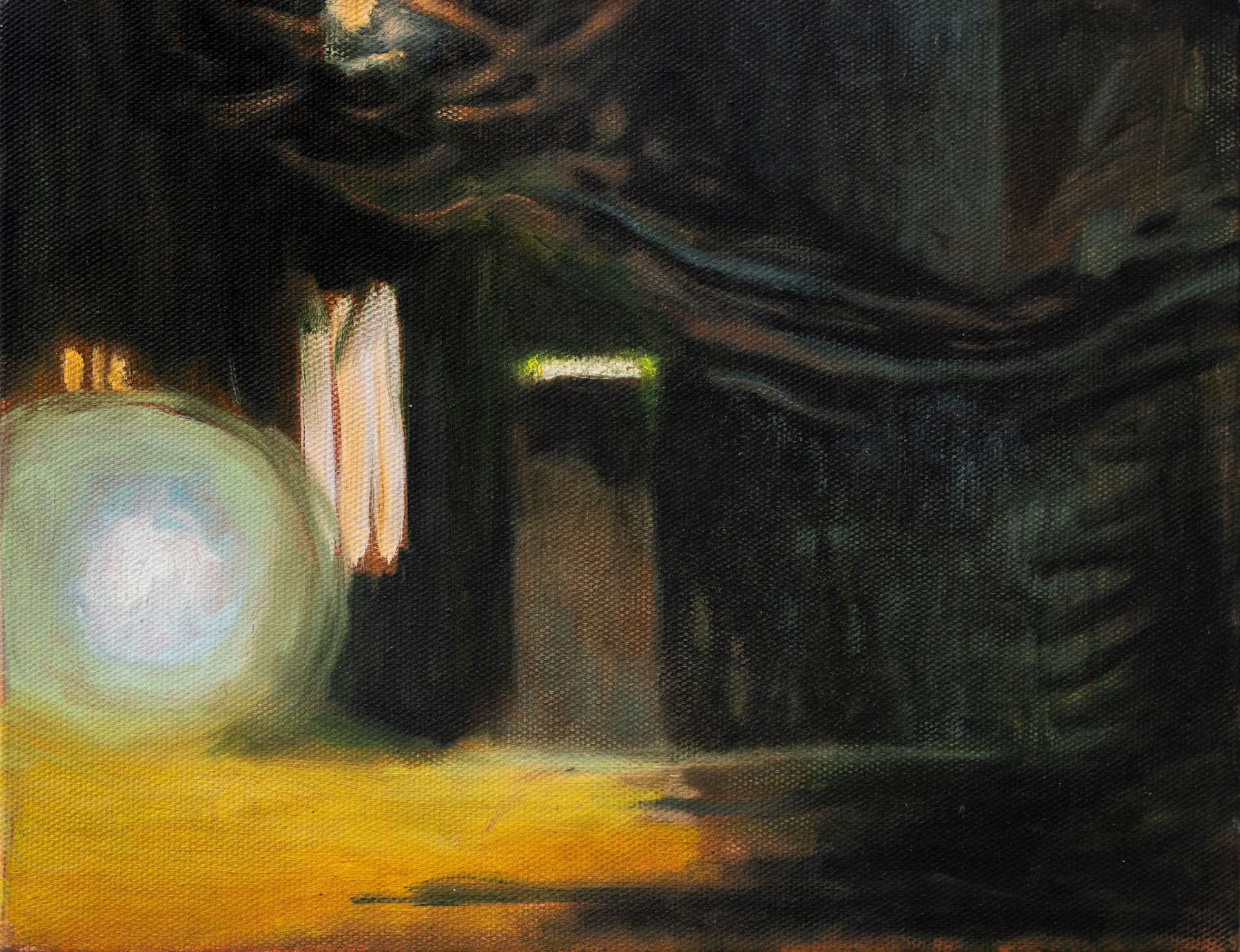 Refuge, oil on canvas, 35x27,2020