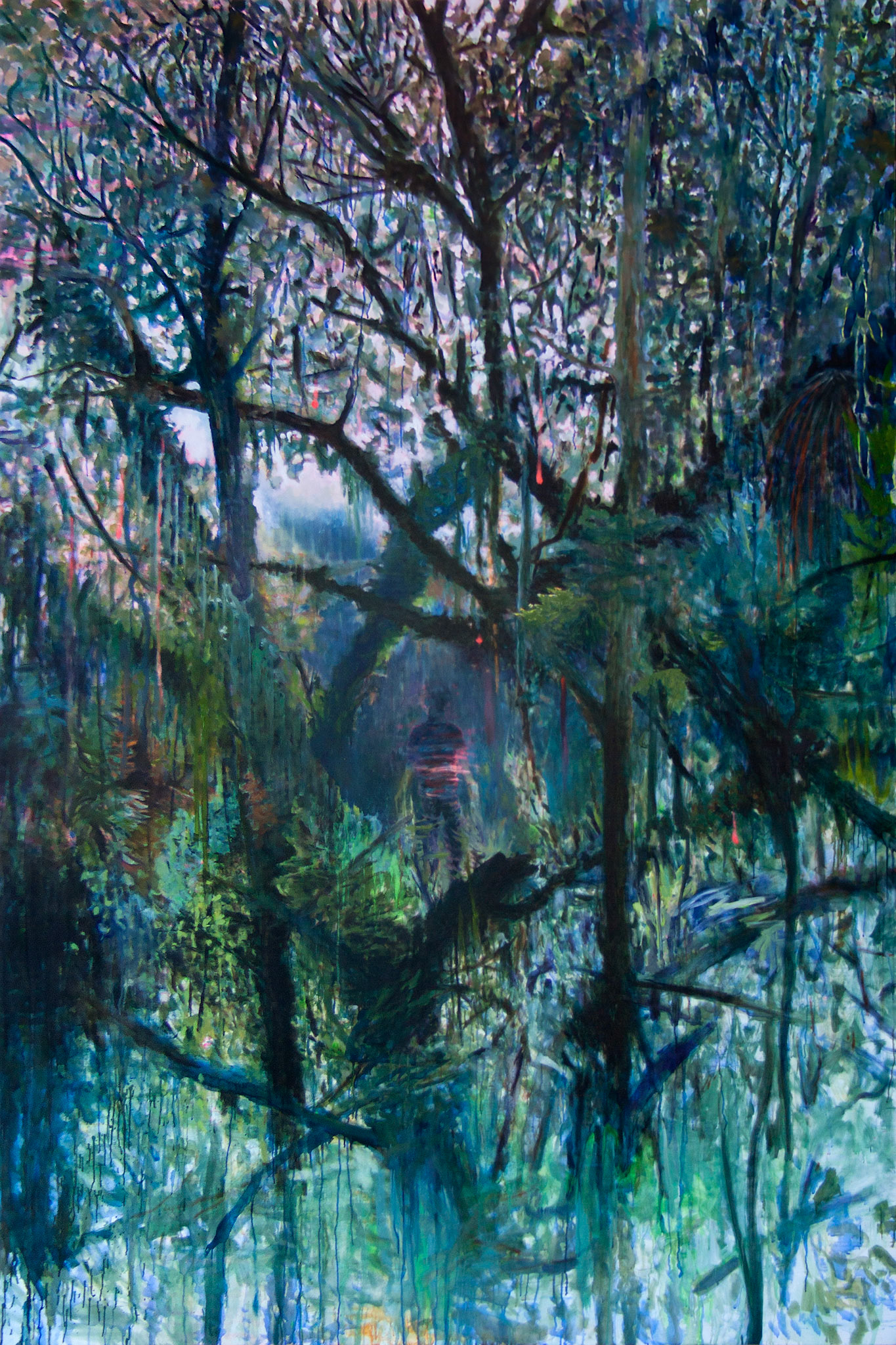 Sans titre, huile et acrylique sur toile, 300x200, 2014