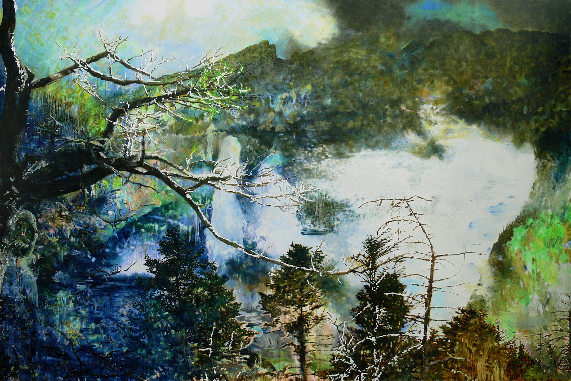 Behind, oi on canvas, 200x300, 2012